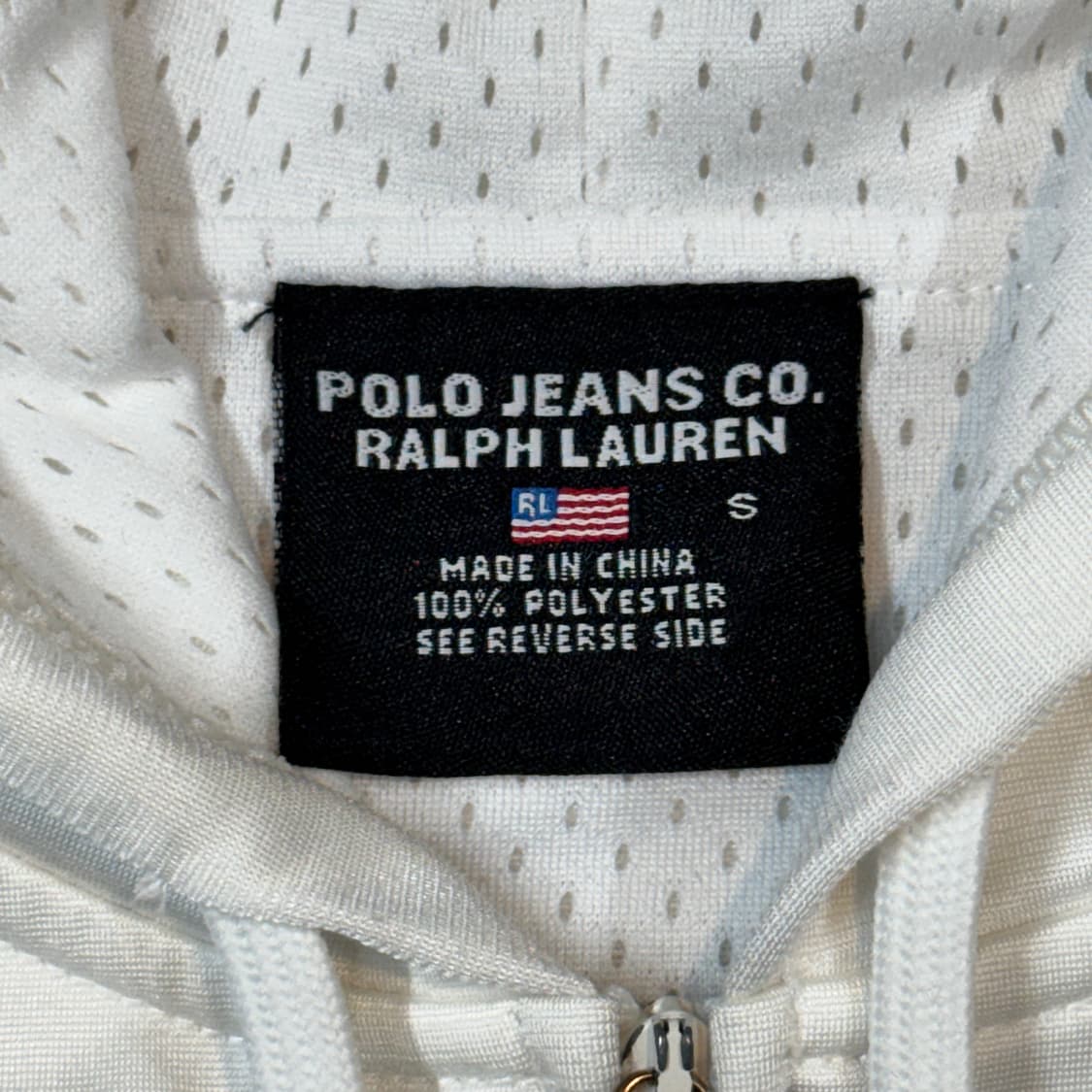 S) 폴로 랄프로렌 진스 하이틴 화이트 후드 집업 져지 상품이미지6