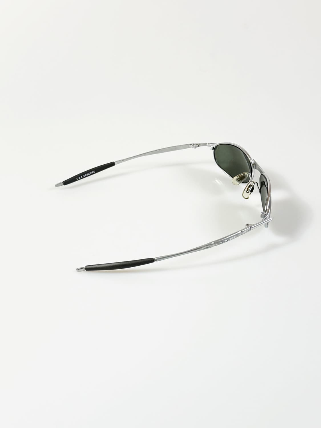 90s OXYGEN 실버 슬림 오벌 프레임 빈티지 선글라스 상품이미지4