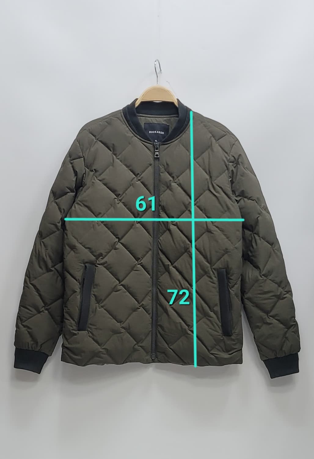 BUCKAROO 20FW 버커루 퀼팅 구스 다운 패딩 점퍼 / 남 XL  상품이미지10