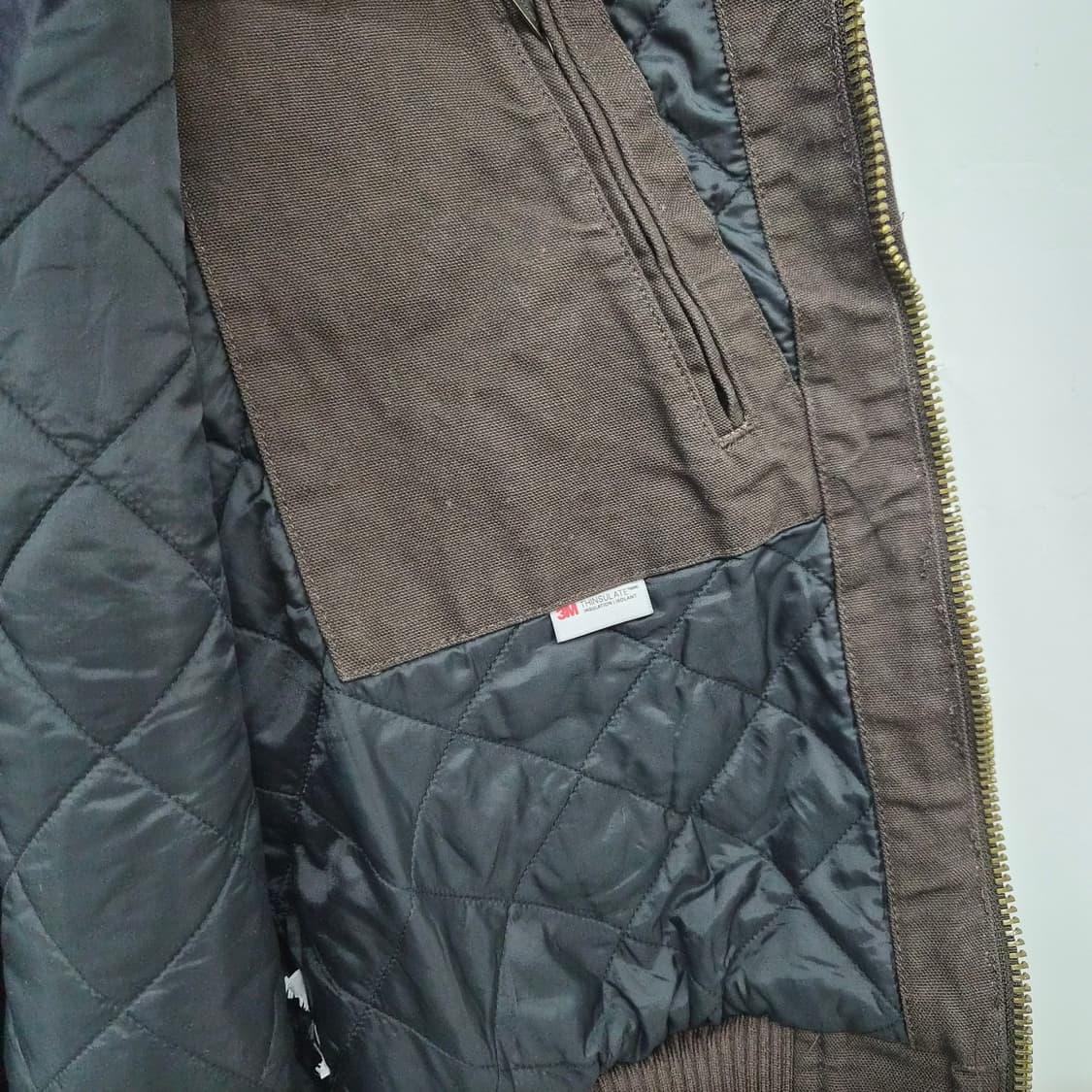 칼하트 워시드 덕 인슐레이티드 액티브 재킷 남성 M 상품이미지9