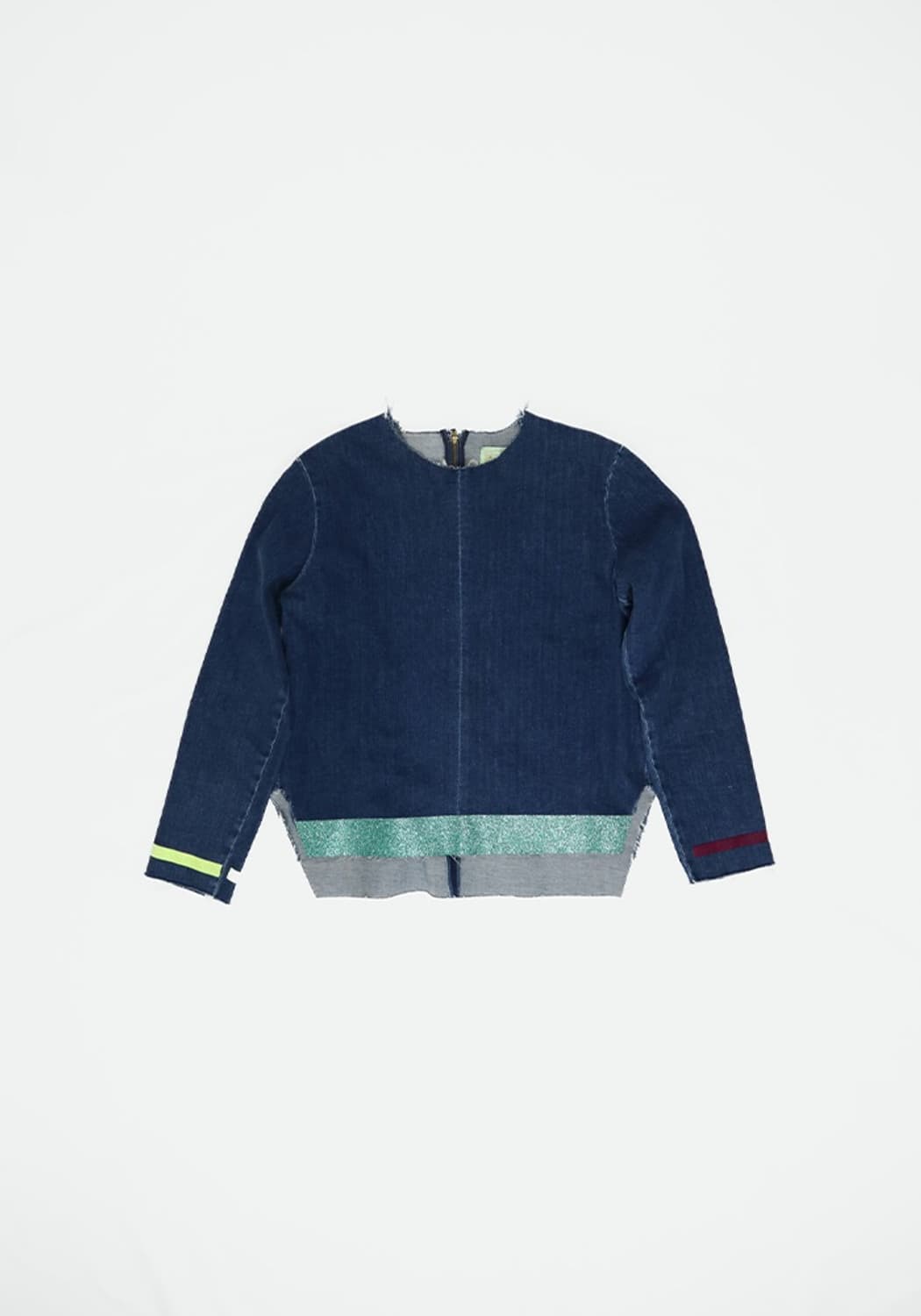 ARIES denim glitter top 상품이미지1