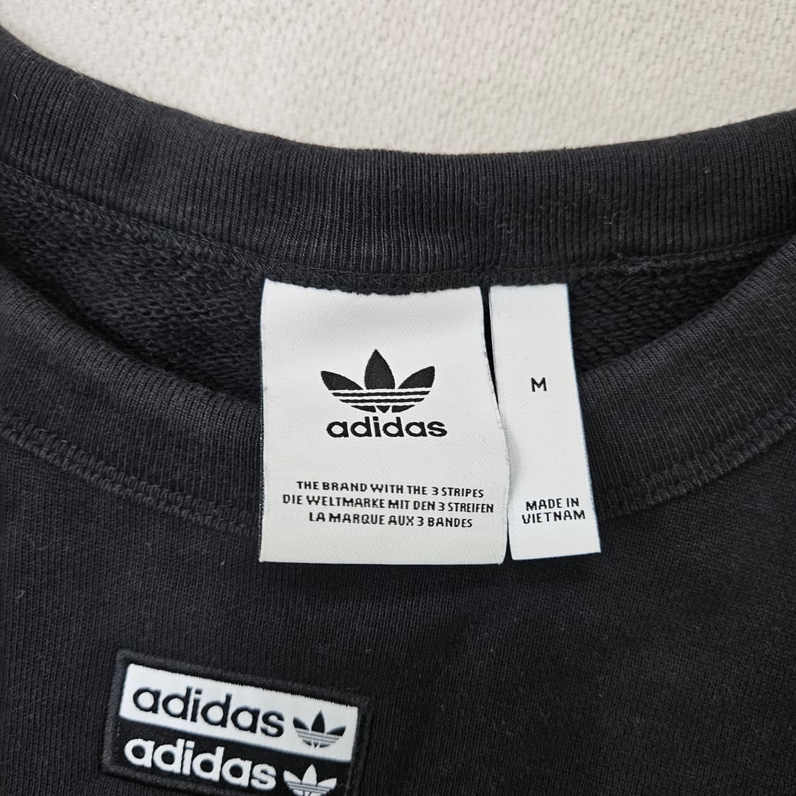 M 아디다스 더블 로고 맨투맨 0306Y 상품이미지4