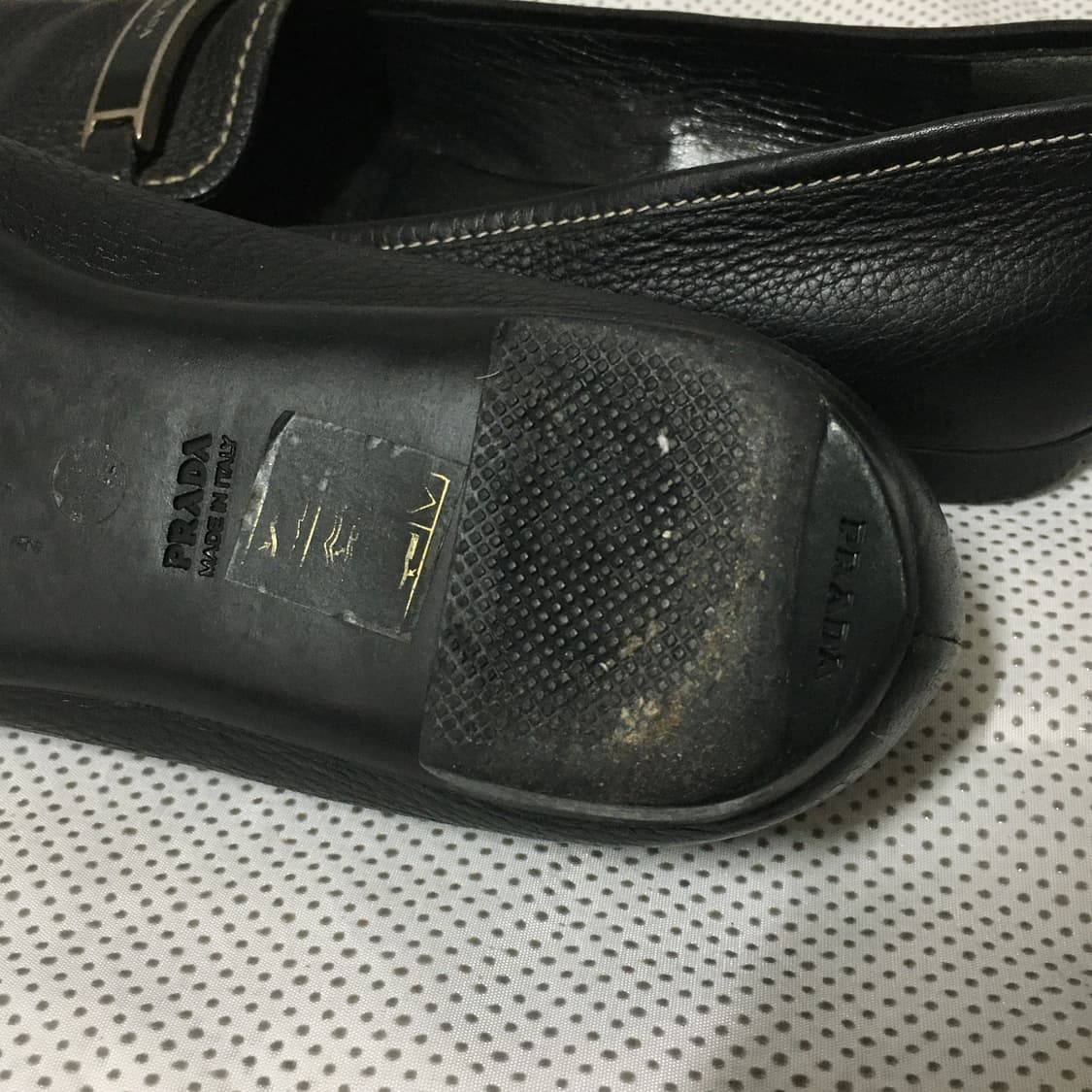 프라다 블랙 로퍼 상품이미지8
