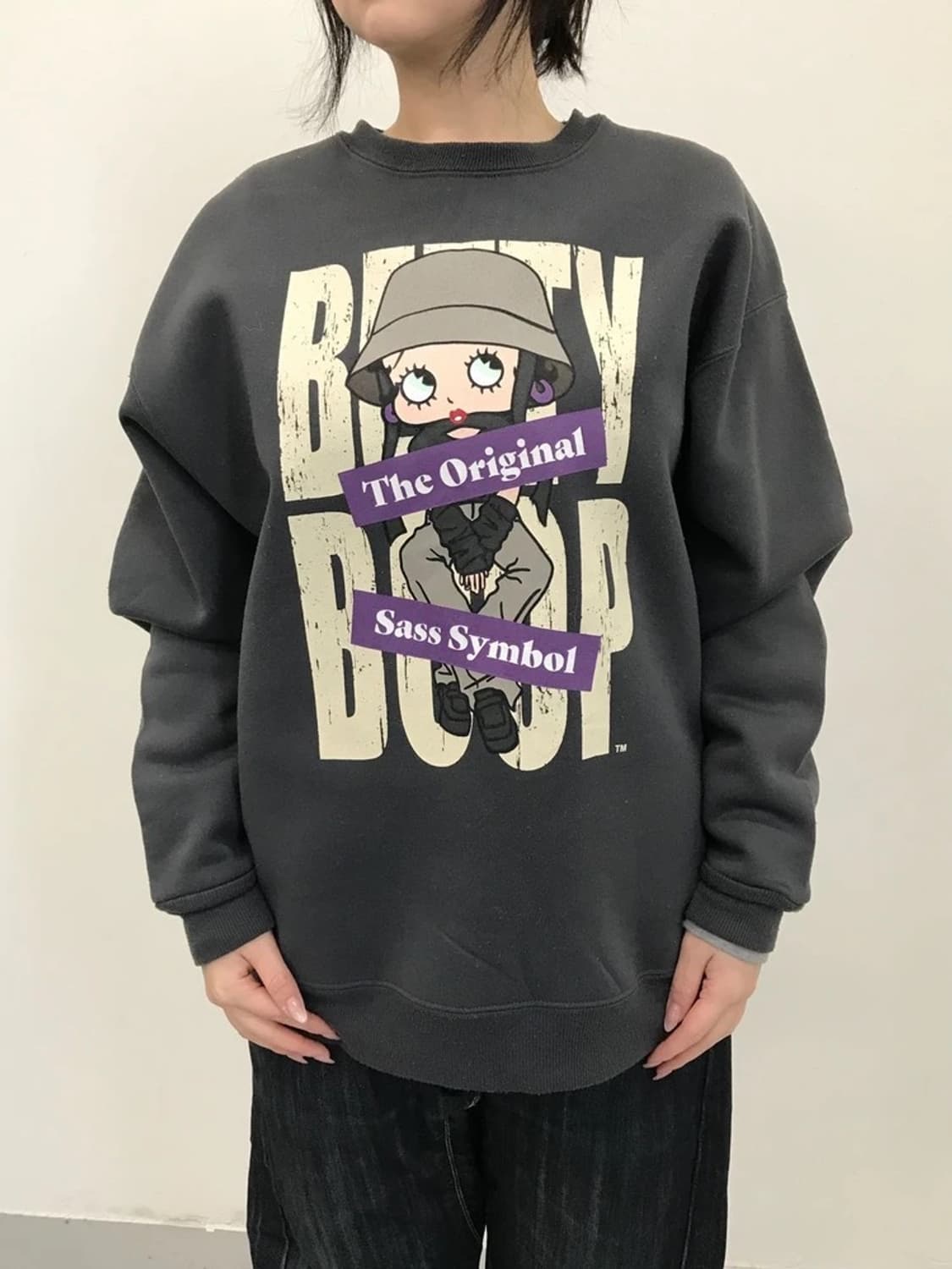 Betty Boop Big Print Sweat 상품이미지2