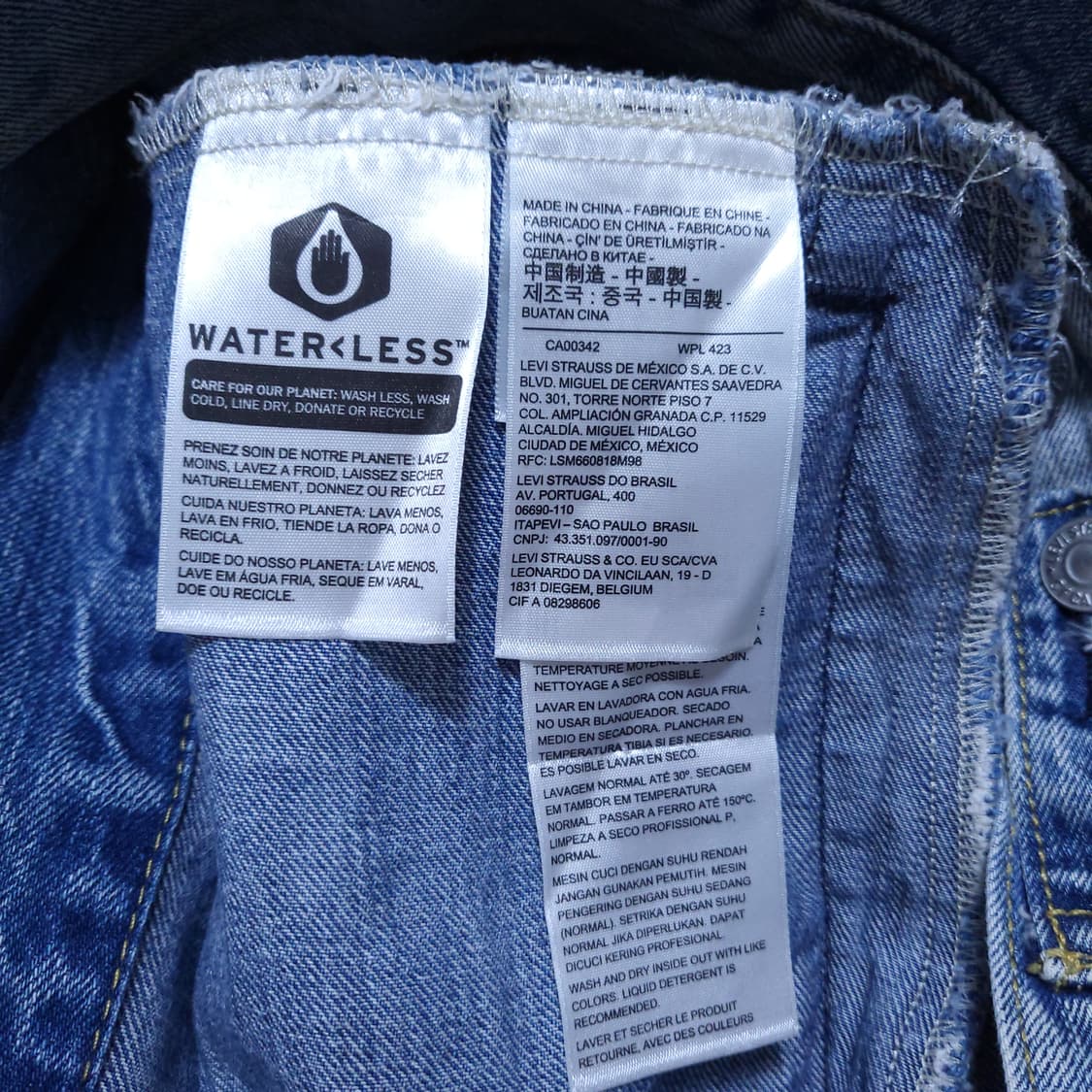 리바이스 남성 청자켓 M 0313 뽀샤샤 상품이미지7