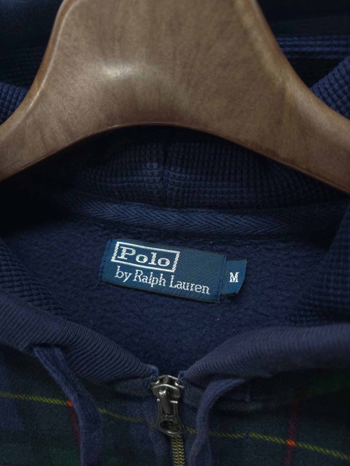 폴로 그린체크 양기모 후드집업 ( 여성66-66반 ) 상품이미지6