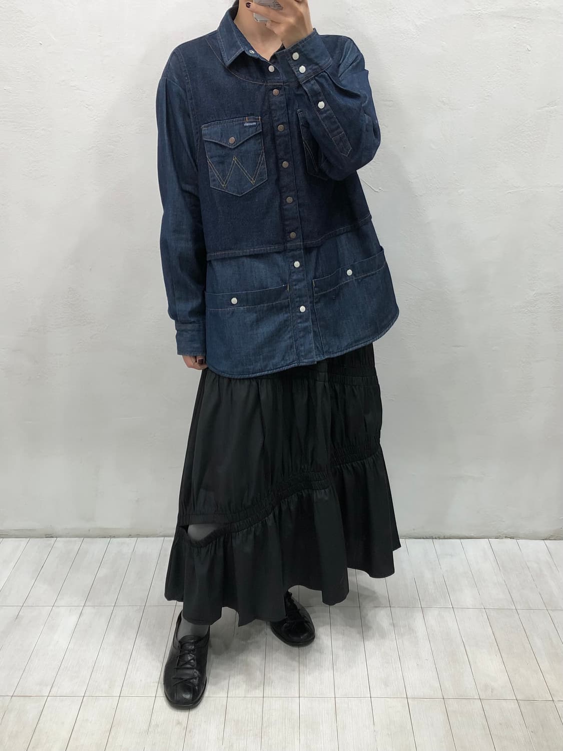 Ne net X Wrangler shirt 상품이미지5