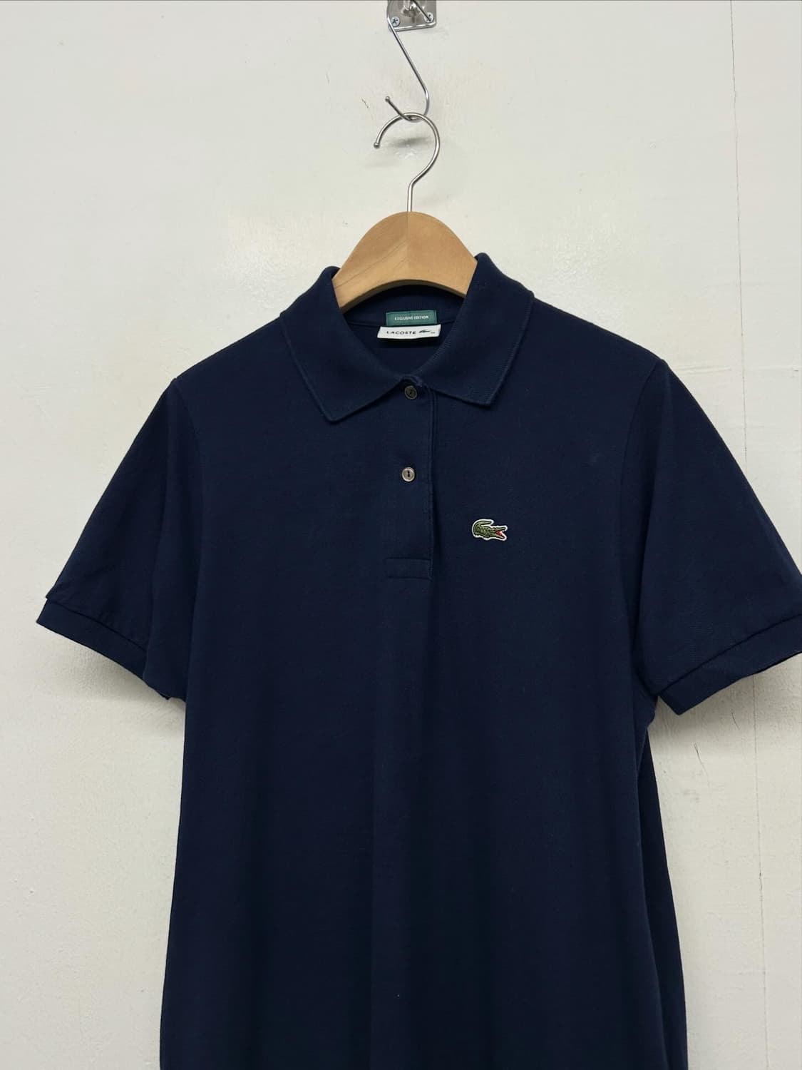 라코스테 재팬 네이비 피케 롱 원피스 상품이미지2