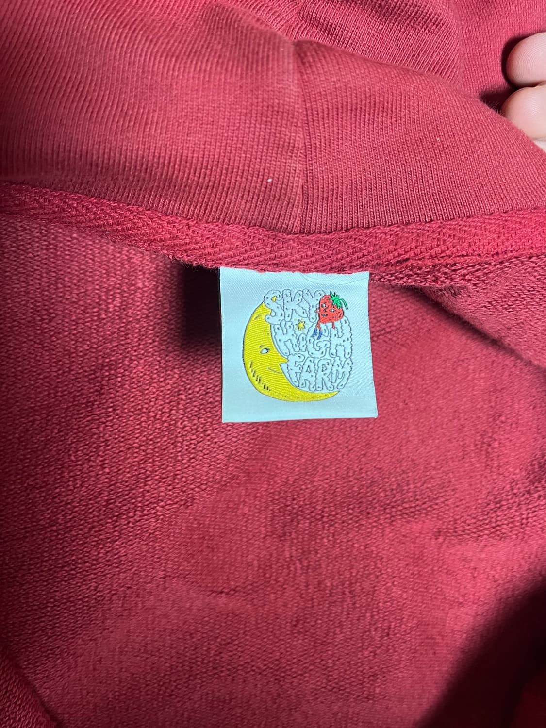 [S] 스카이하이팜 후드집업 버건디 상품이미지4