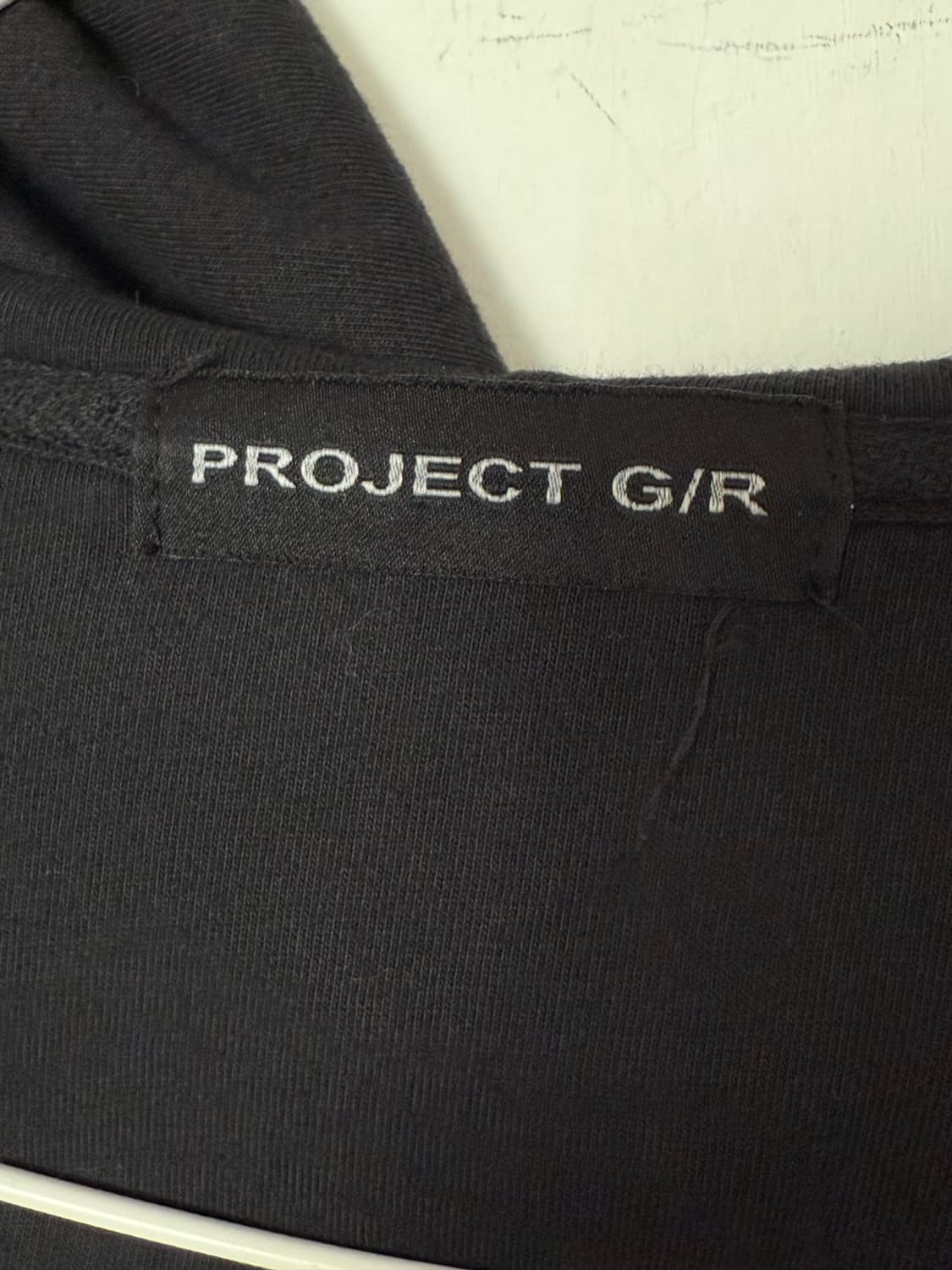 프로젝트 G/R 김프 와플 써멀 후드집업 블랙 상품이미지9