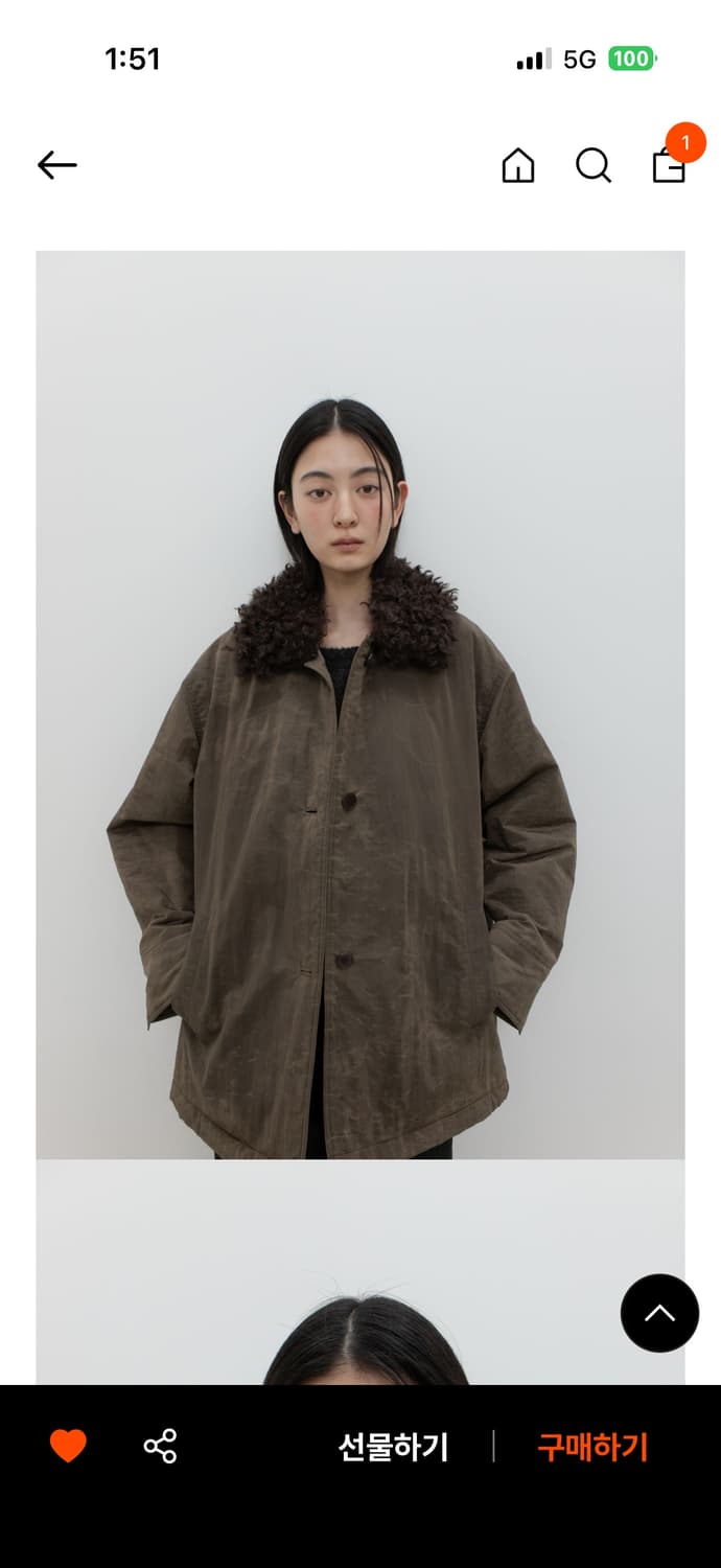 지비에이치어패럴 크랙퍼코트 상품이미지1