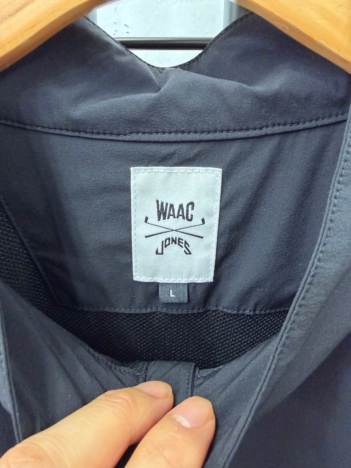 정품) 왁골프 X Jones 남성 24ss 아노락 바람막이 L 상품이미지7
