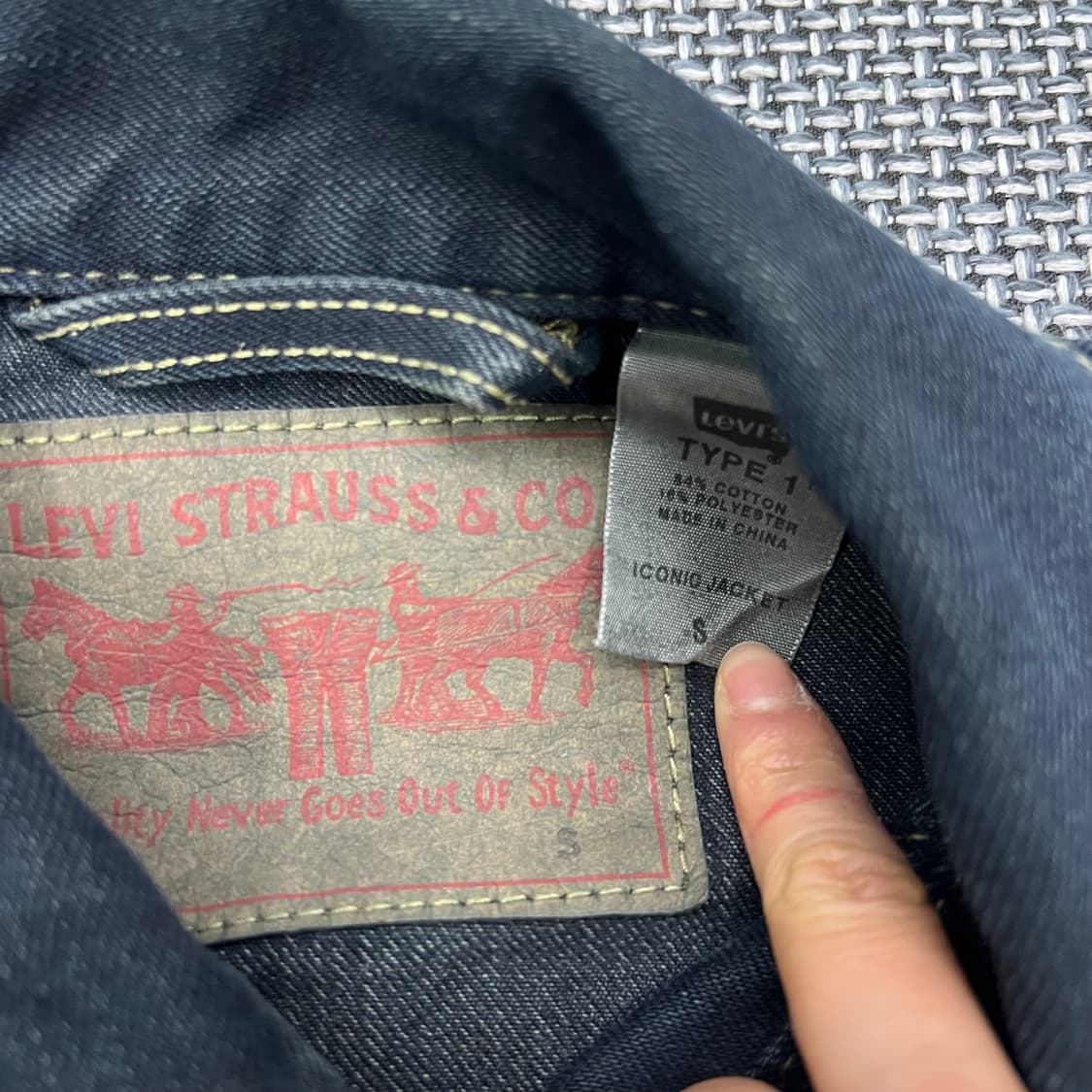 리바이스 TYPE1 데님자켓 상품이미지2