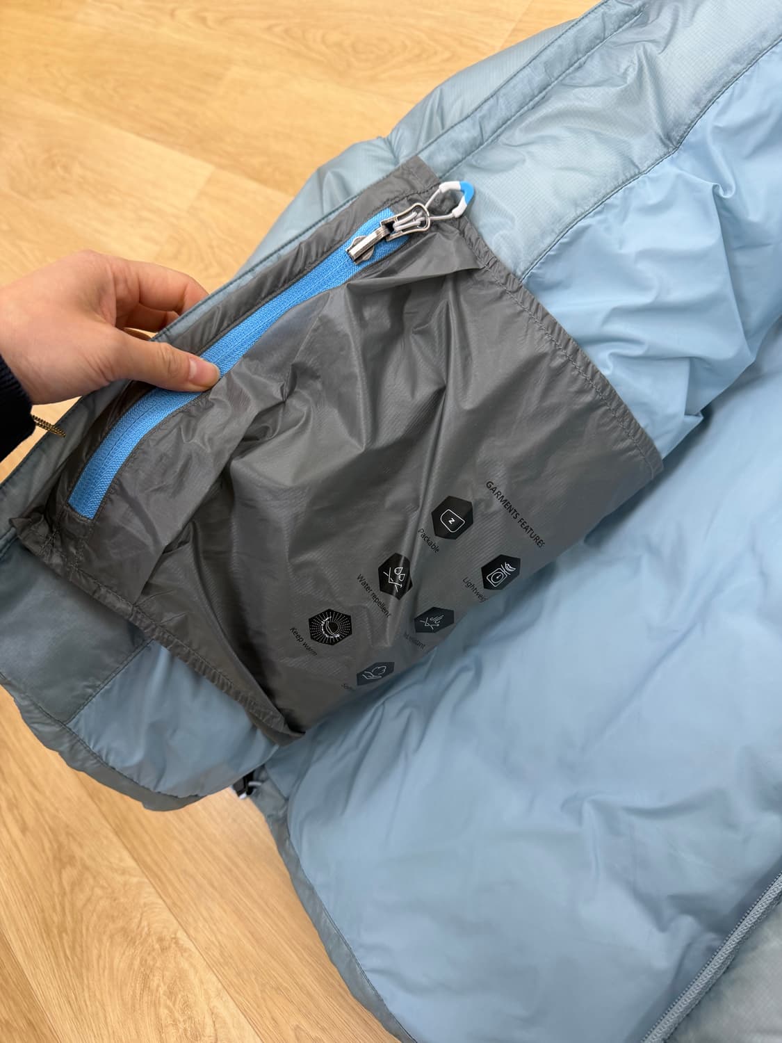 제로그램 라모나220 구스패딩90 상품이미지6