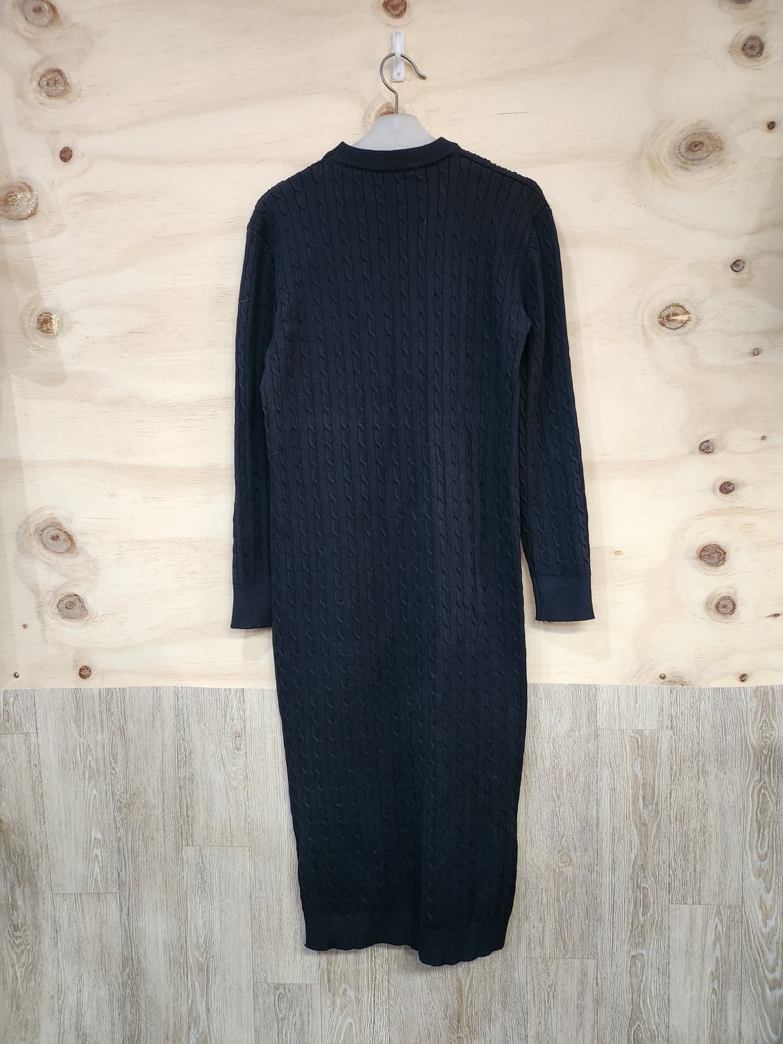 649) 꽈배기 니트 롱 원피스 상품이미지2