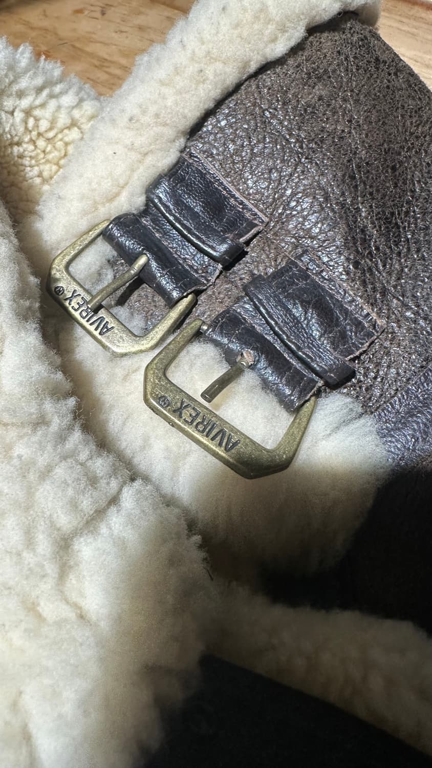 USA AVIREX 아비렉스 B-3 무스탕 상품이미지6