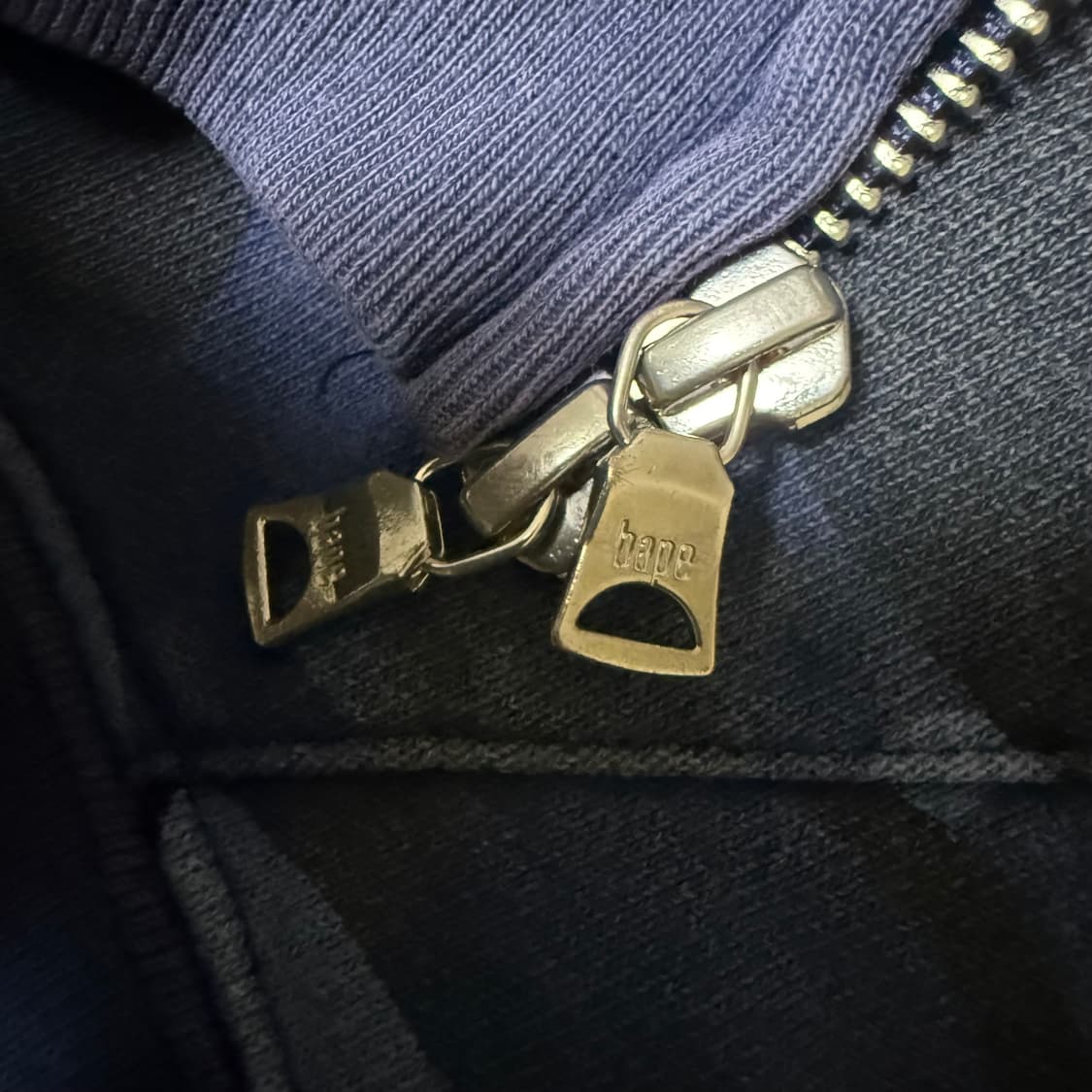 베이프 샤크후드집업 청계 네이비 판매 L 상품이미지7