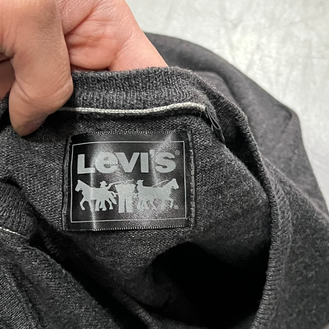  리바이스 울혼방 니트 y15747 상품이미지7