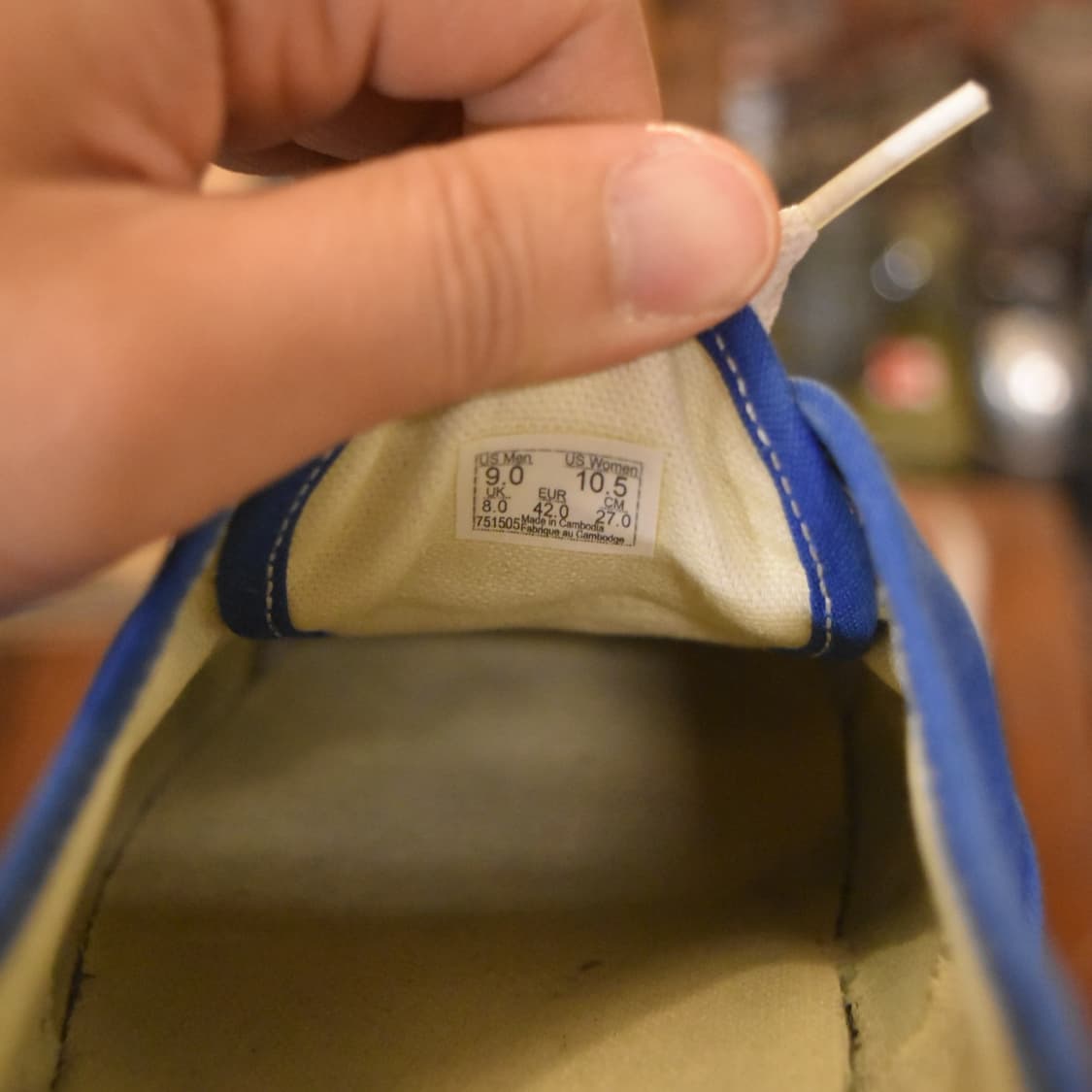 Vans Sneakers Blue 270 Size 상품이미지5