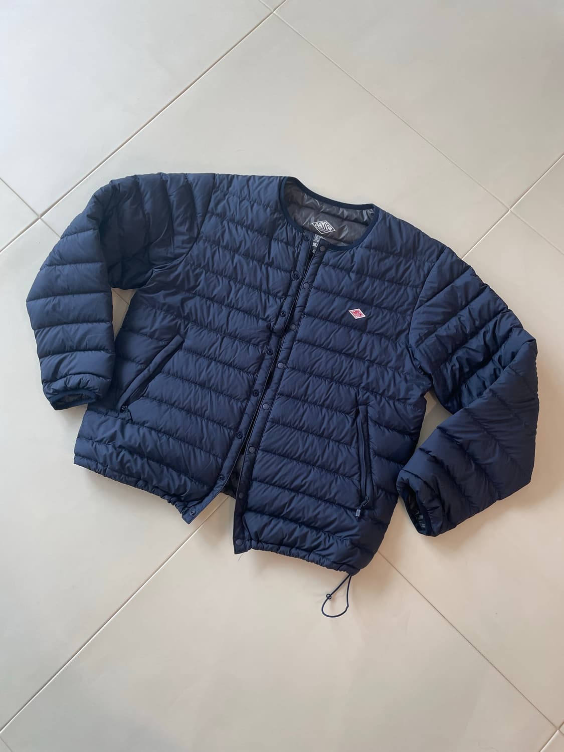 단톤 경량패딩 라이트다운 xl 네이비 상품이미지1