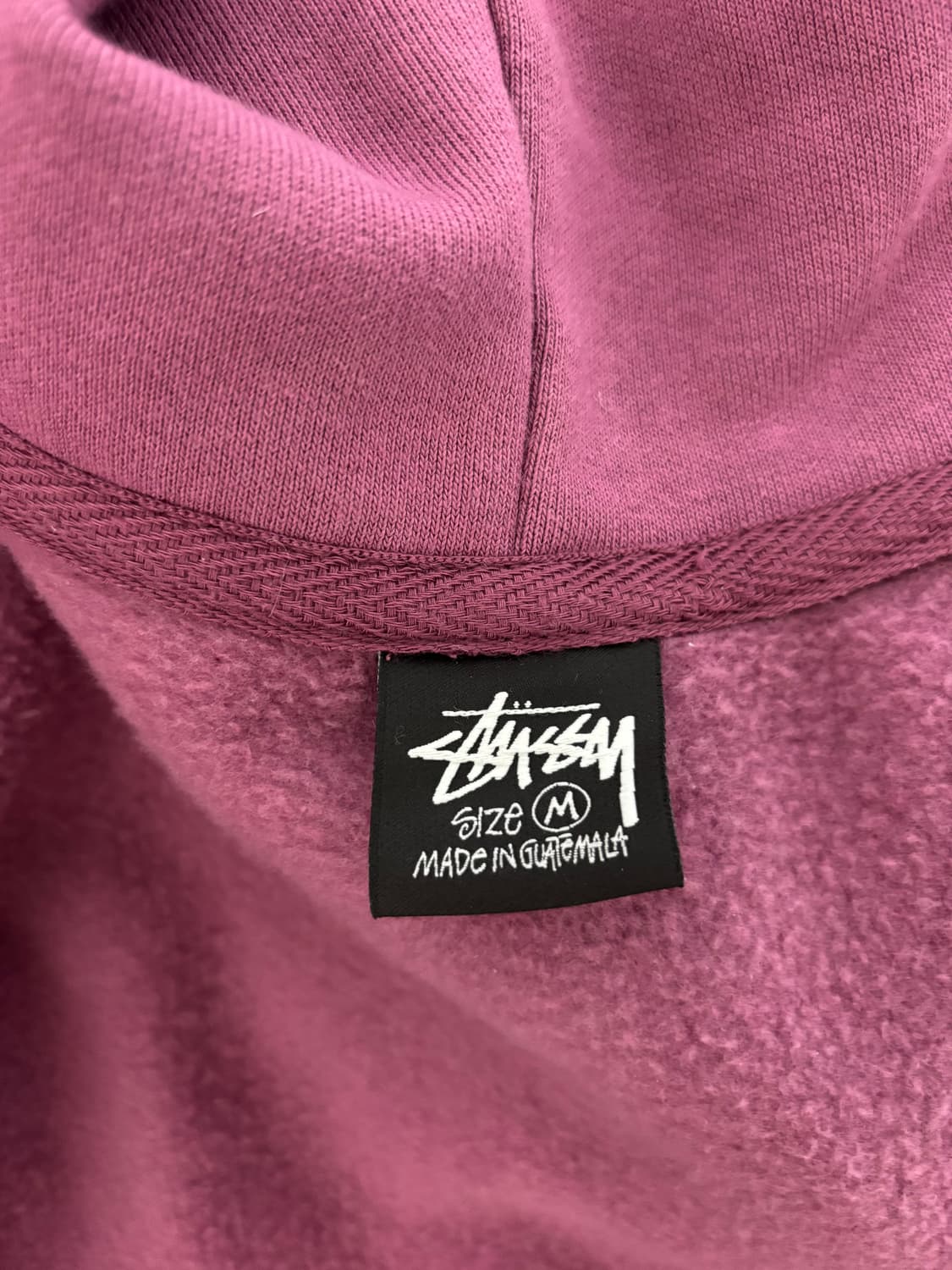 스투시 월드타워 후드집업 베리 상품이미지3