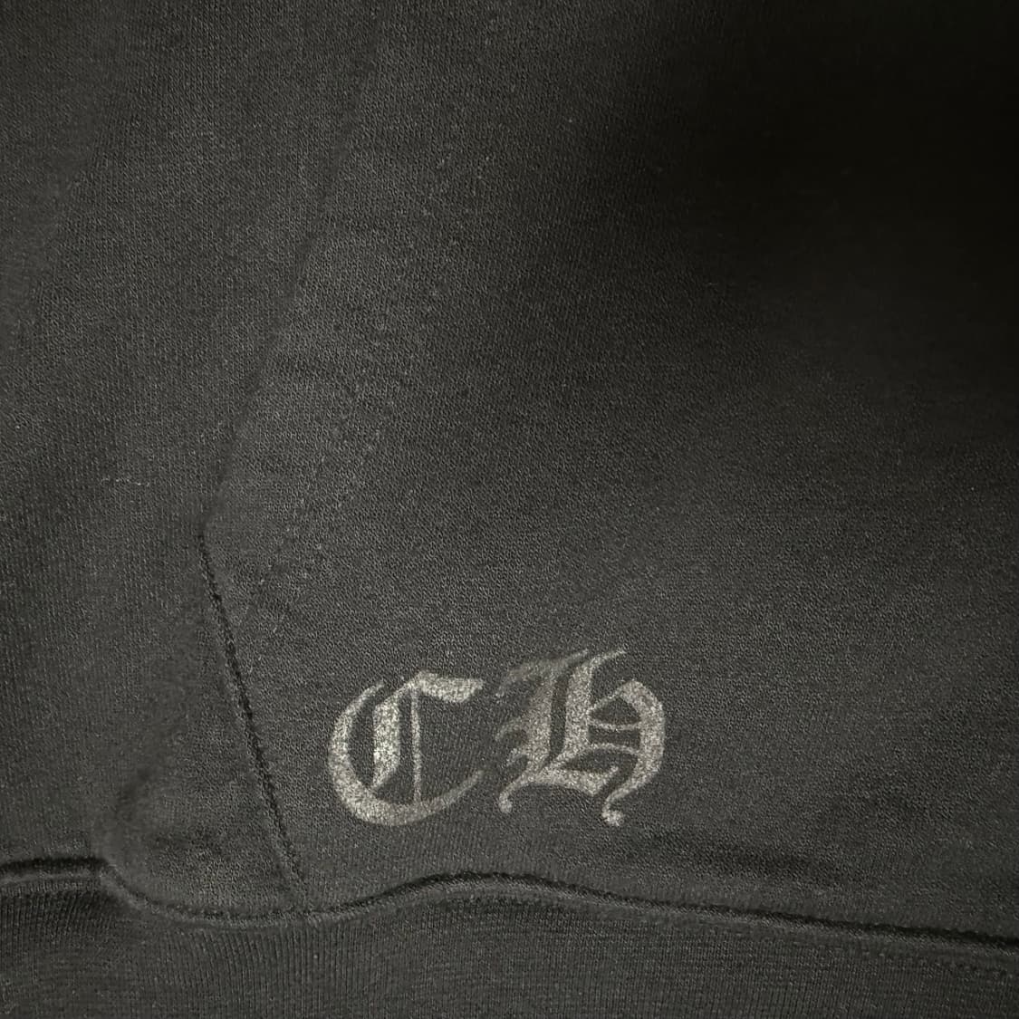 {L}크롬하츠 홀스슈 플로랄 헤비웨이트 후드집업 상품이미지5