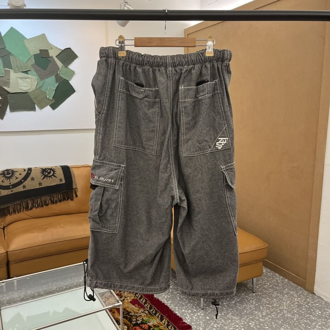 마자플라바 벨티드 빈티지 밴딩 카고 반바지 XL C05385 상품이미지2