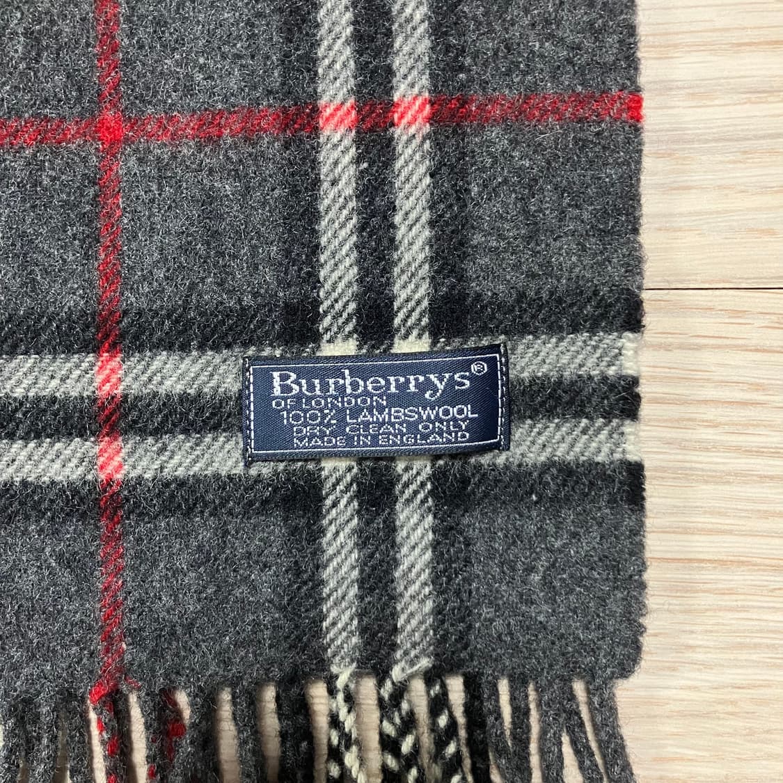 [정품] 버버리 그레이 노바체크 램스울 머플러 (burberry) 상품이미지4