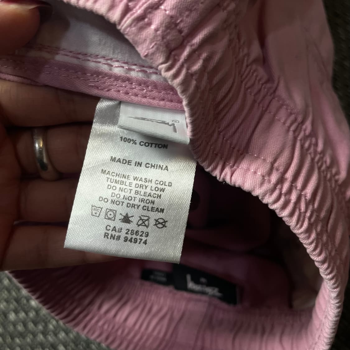 (밴딩) 스투시 딸기우유 코튼 팬츠 M 상품이미지4