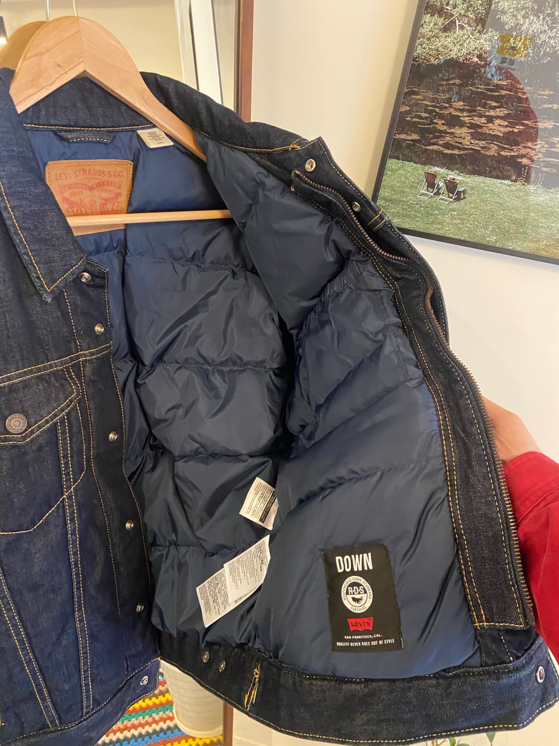 리바이스 데님 트러커 구스다운 자켓 상품이미지4