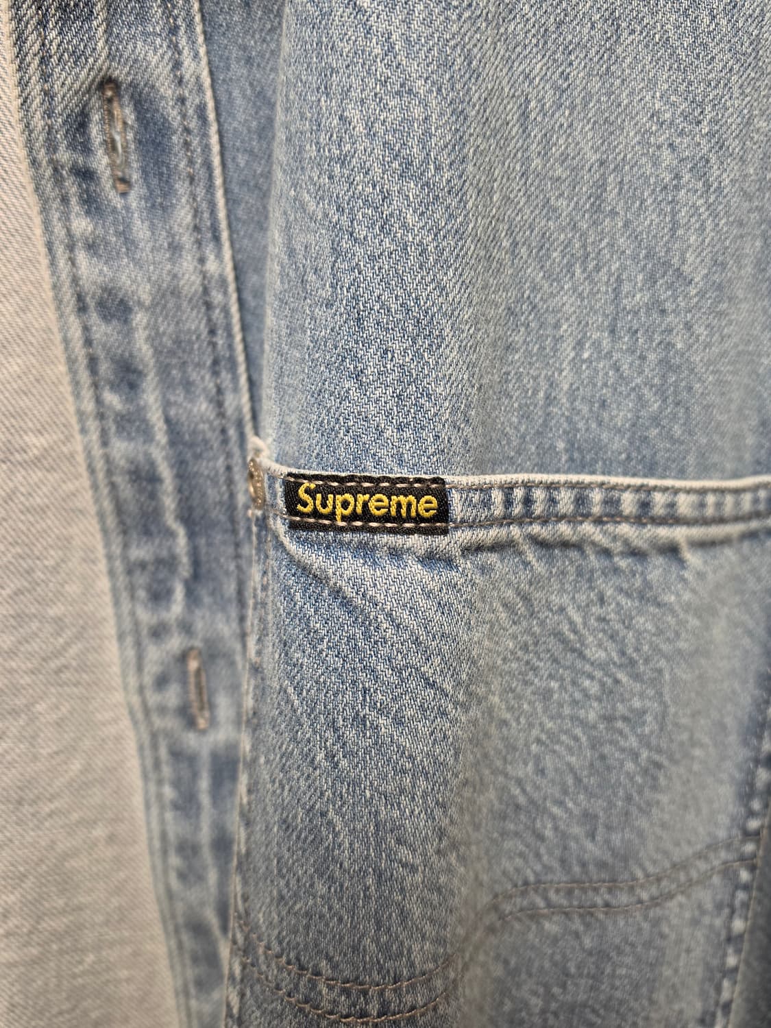 슈프림 페인터 반팔 데님 셔츠 상품이미지3