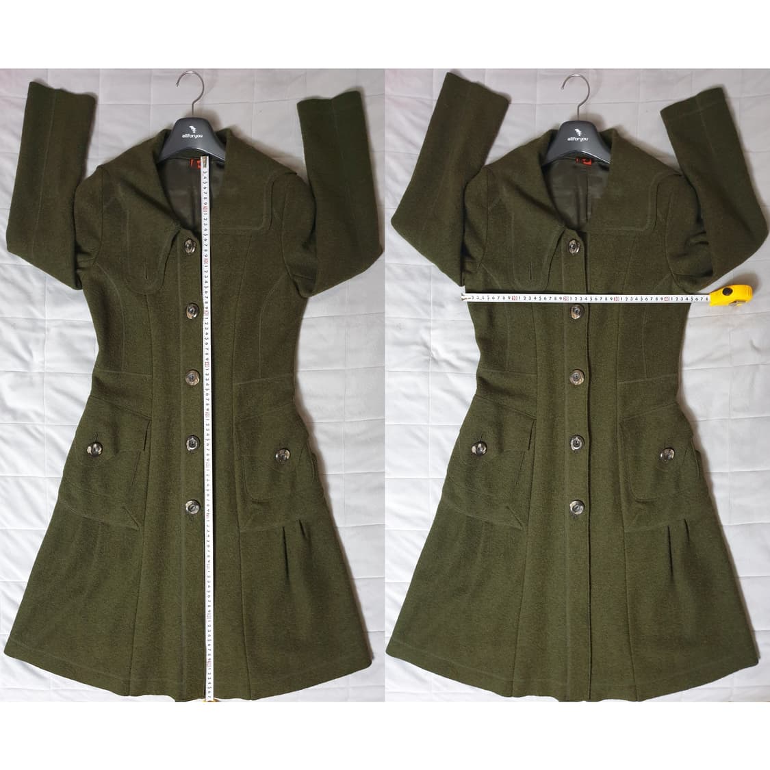 parceque mode 울나일론혼방 하이넥카라 핏앤플레어 슬림핏 코트 상품이미지10