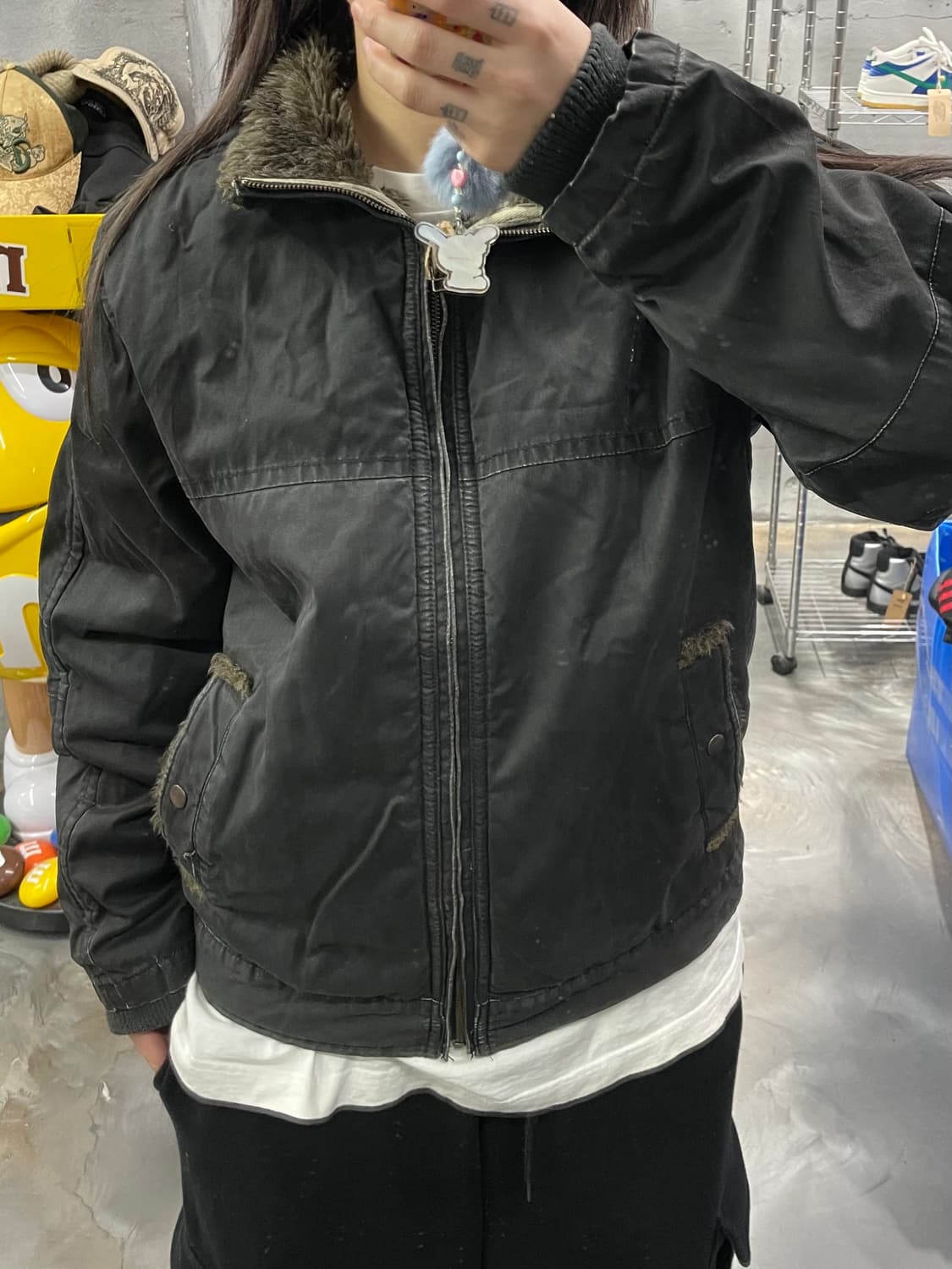 쉐비뇽 워시드 쉐르파 자켓 상품이미지9