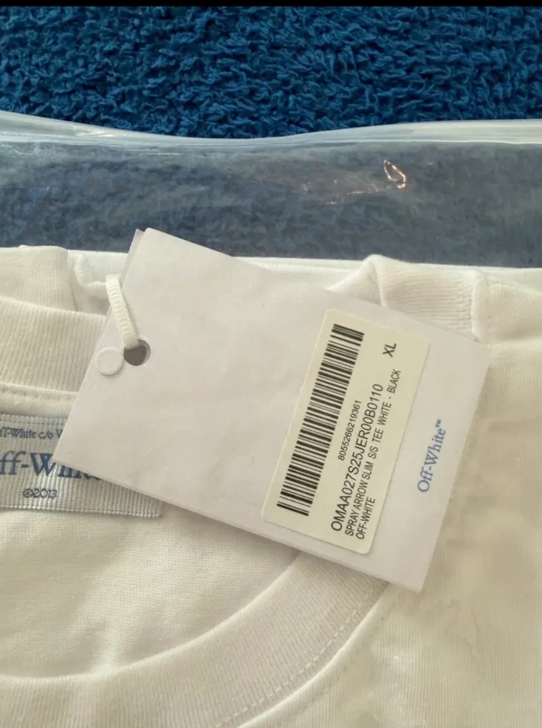 Off-White 오프화이트 화이트 반팔 티셔츠 상품이미지5