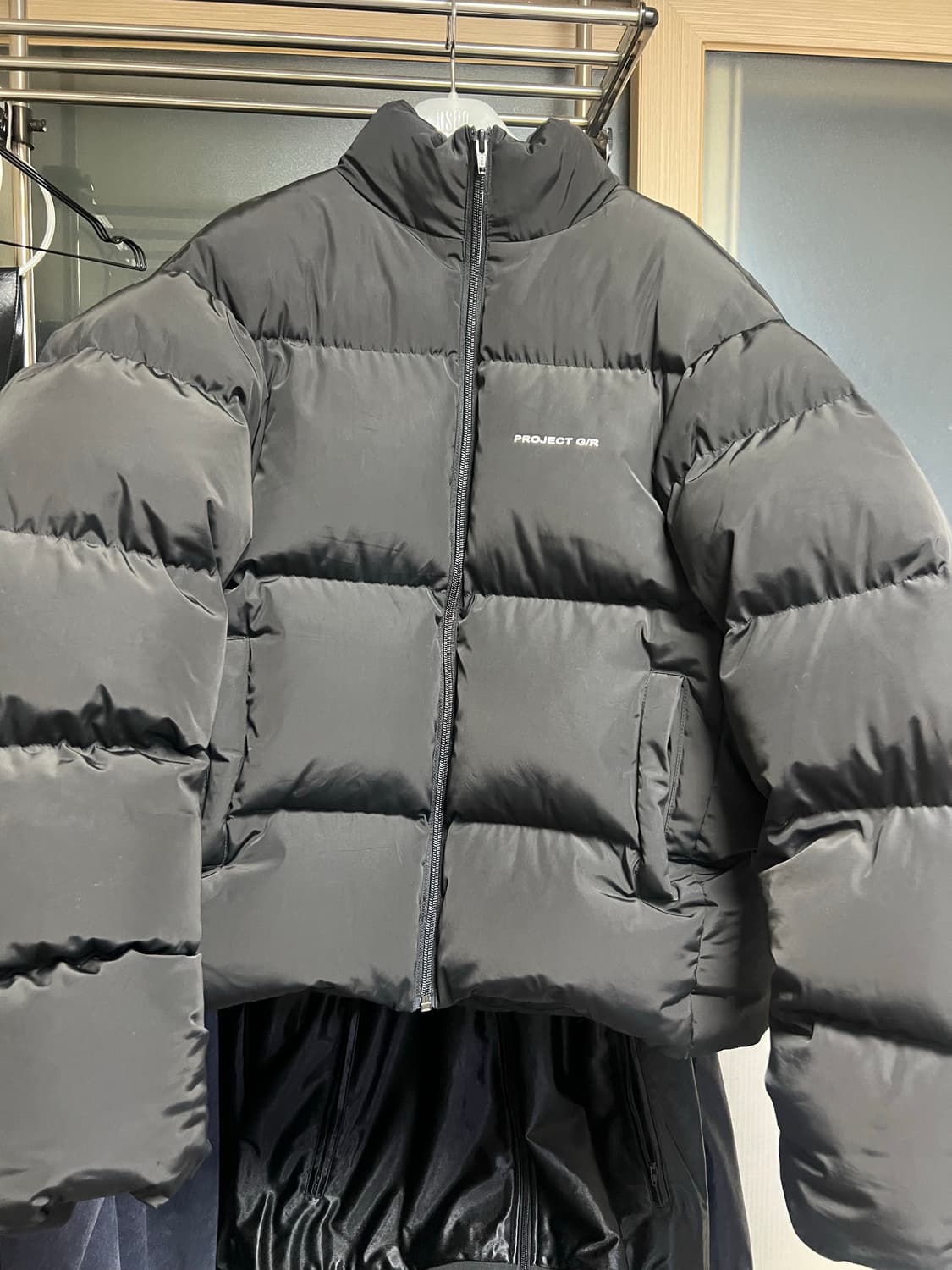[1] 프로젝트GR 스프린터 푸퍼다운 자켓 패딩 블랙 상품이미지4