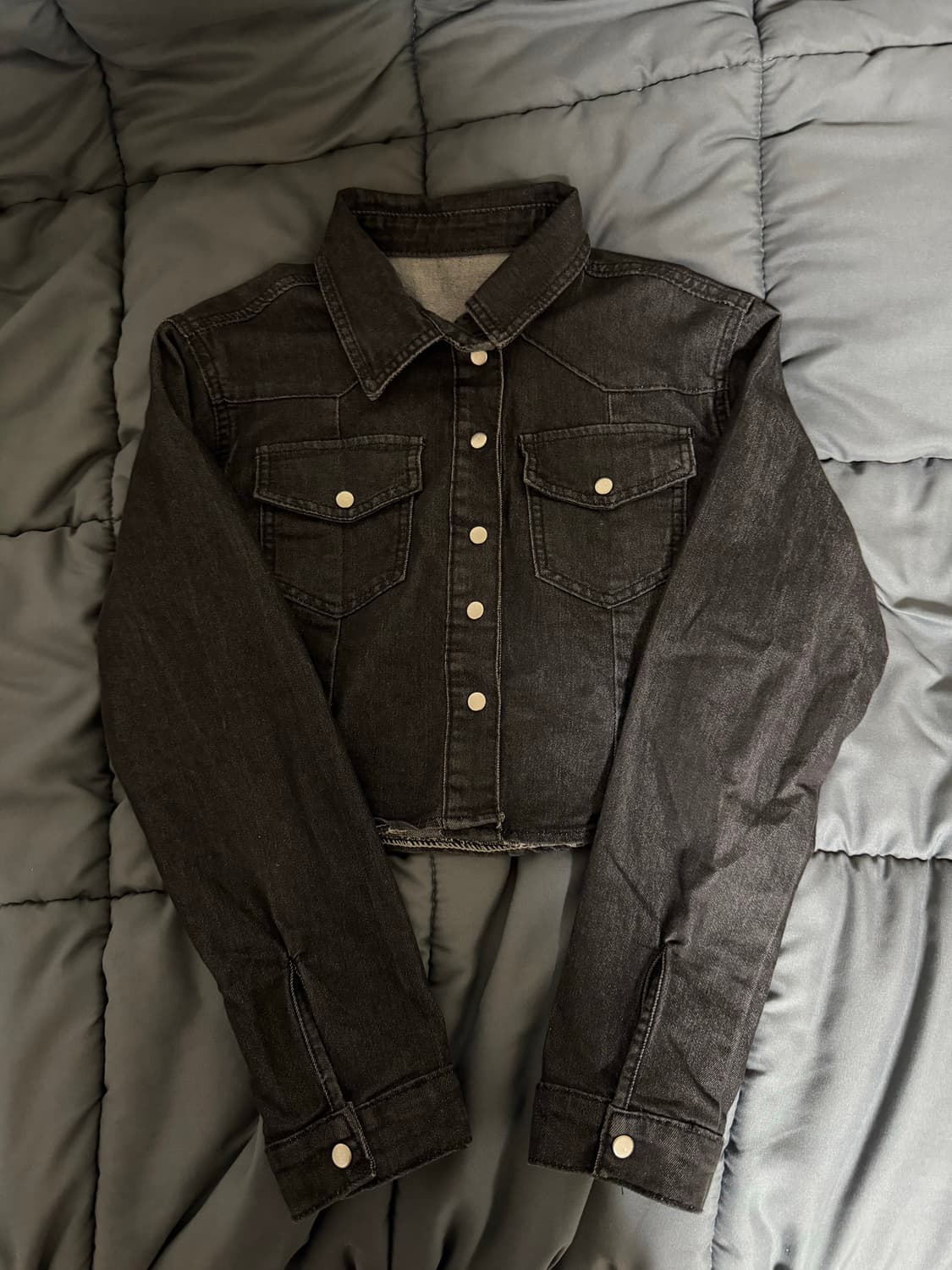 블랙데님자켓 상품이미지1