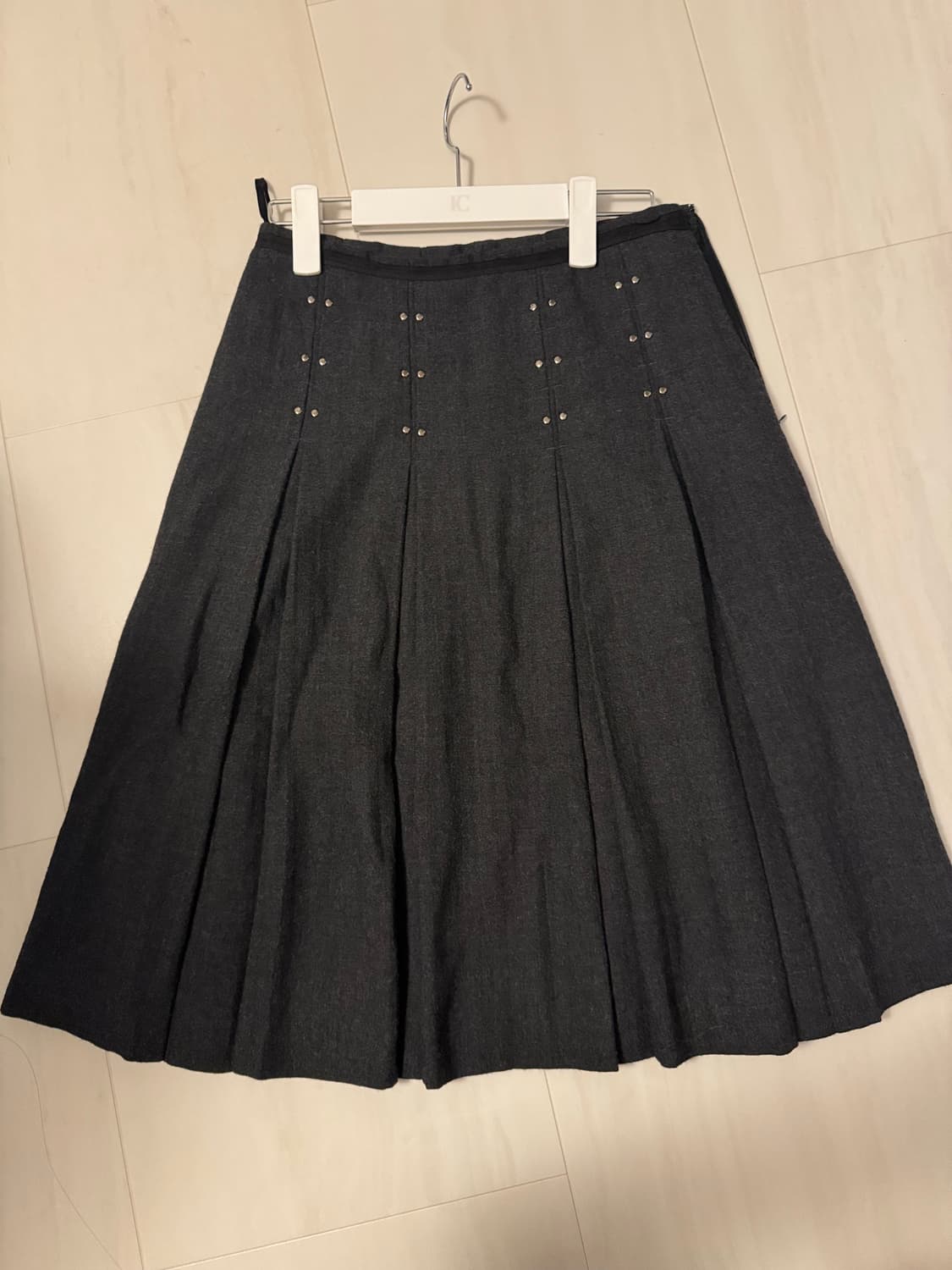 일본빈티지 미디 스커트 34-36 상품이미지1