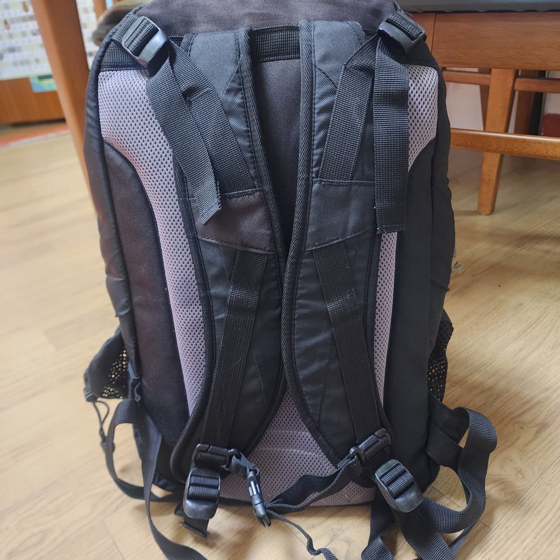 노스페이스 슈어샷 빈티지 백팩 Y2K 고프코어 블랙그레이 상품이미지2
