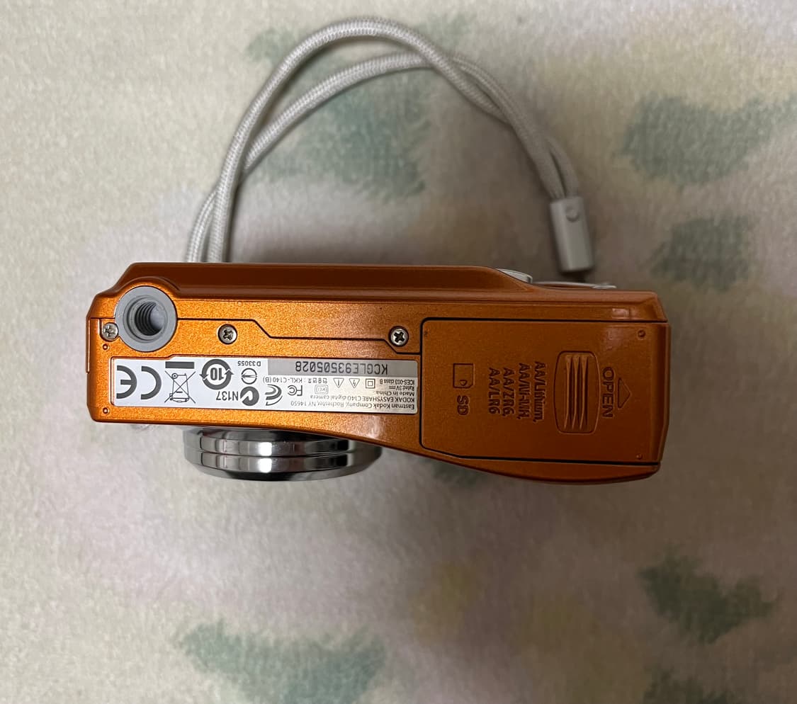 코닥 c140 레어 오렌지 상큼 빈티지 디카 카메라 상품이미지4