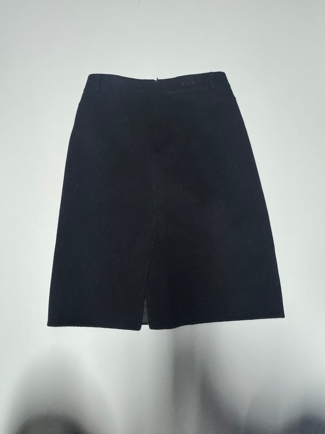 여성 한섬 SJSJ 핸드메이드 울 스커트 29.1인치 블랙 상품이미지2