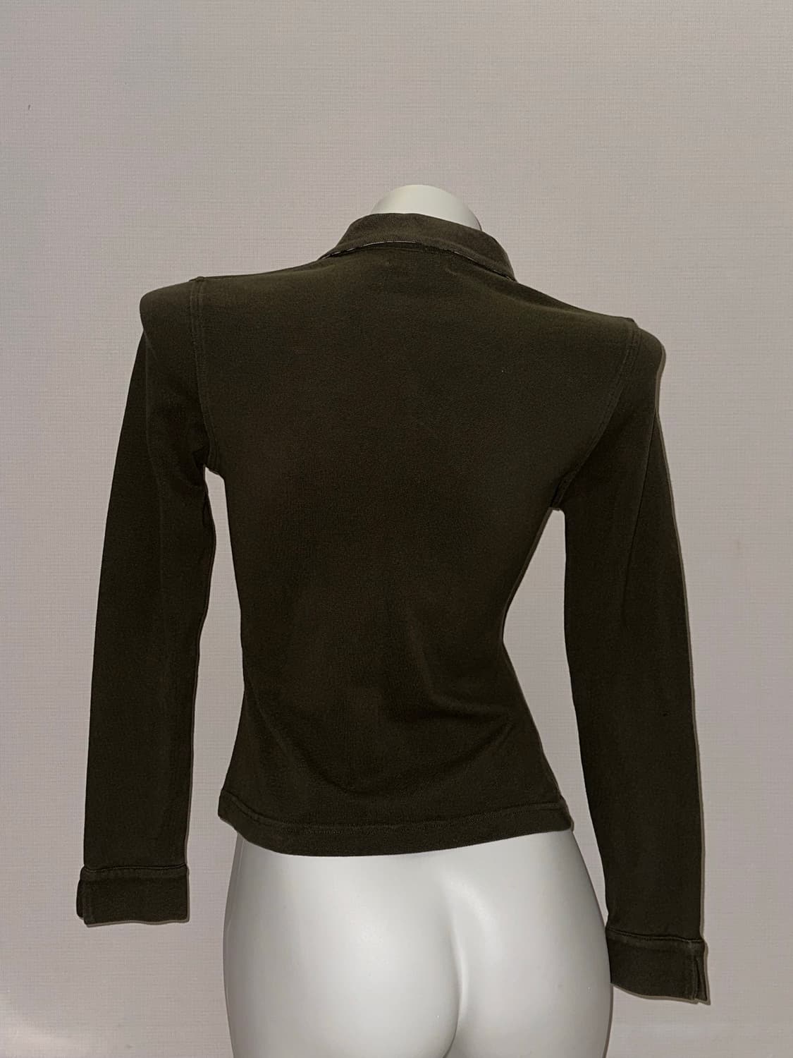 빈티지 버버리 7부 카라티 상품이미지3