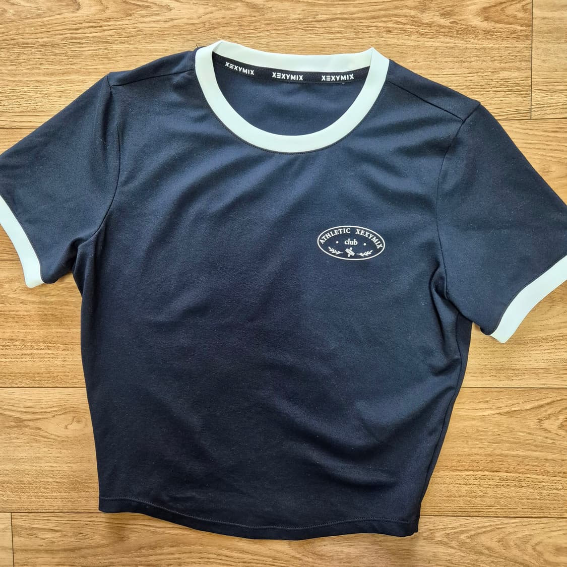 젝시믹스 크롭 티셔츠 블랙 M 상품이미지3