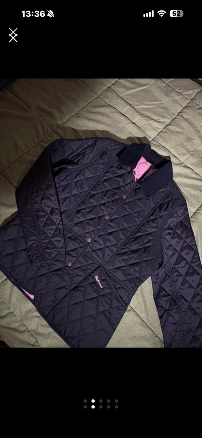 지금 입기 좋음!) 바버 리더스데일 자켓 키즈 XL (성인여성 가능) 상품이미지2