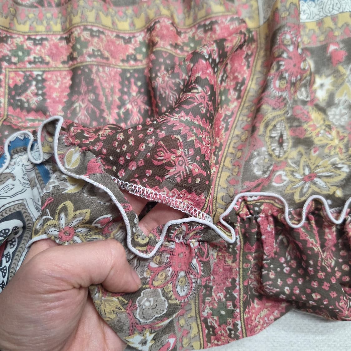 보헤미안 에스닉 나시 원피스 상품이미지4