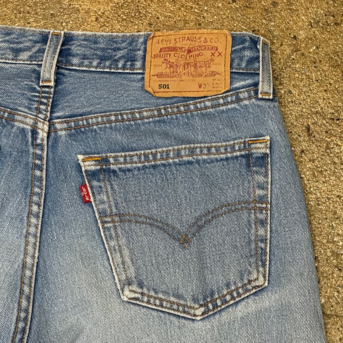 90s Made in UK 빈티지 리바이스 501 청바지 상품이미지9