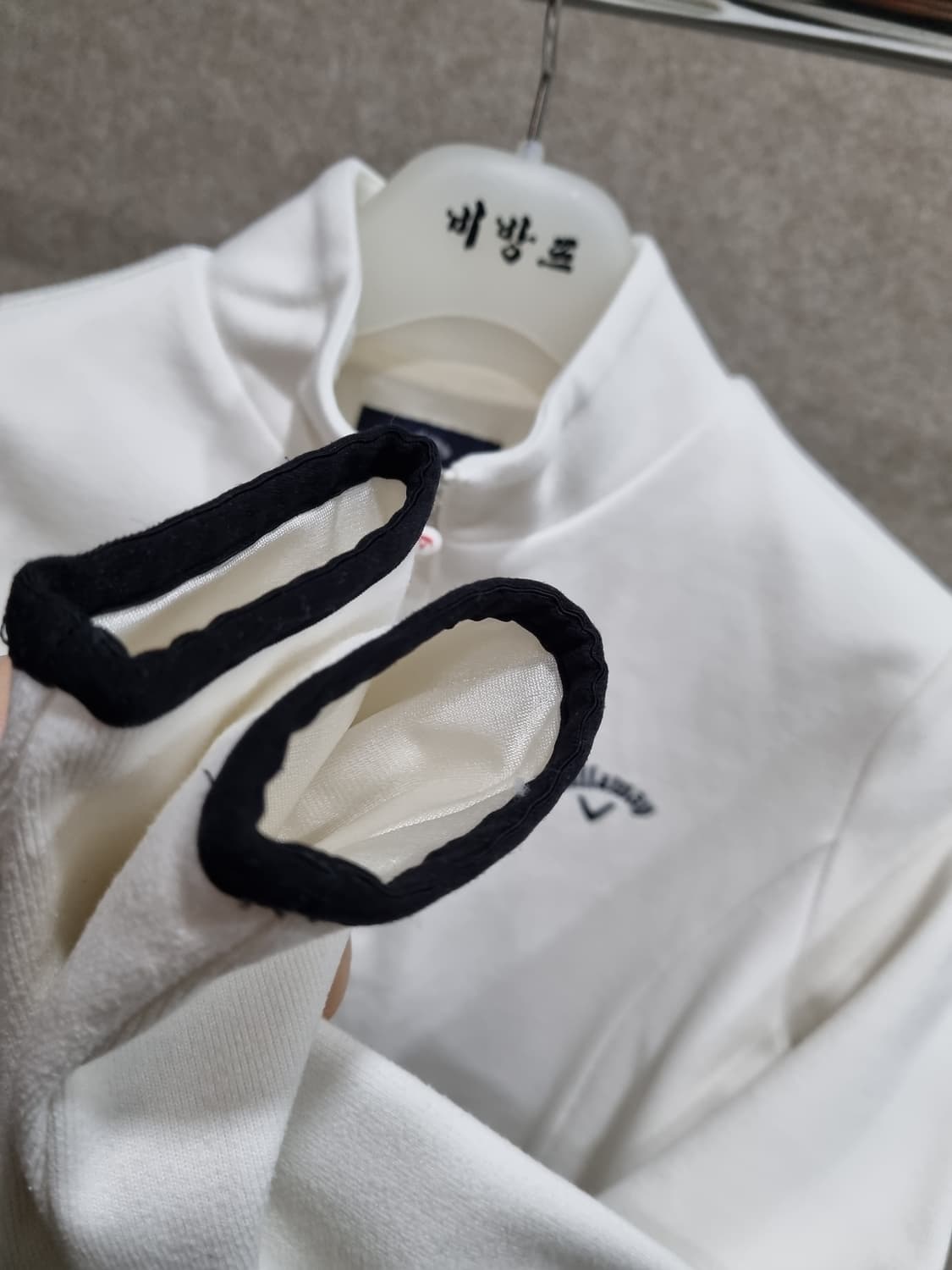 여성 90 캘러웨이 골프웨어 방풍 니트 긴팔 상품이미지3