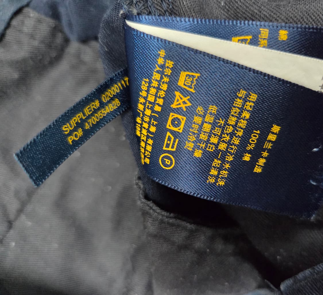 폴로 랄프로렌 여성 33/네이비 반바지 # 상품이미지4