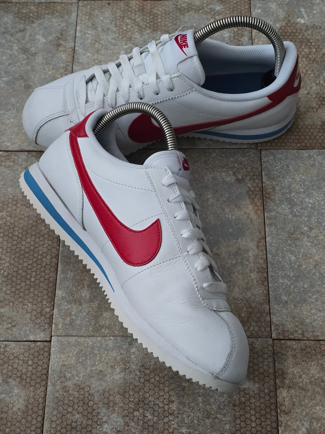 (265)나이키 코르테즈 레더 바시티 레드 상품이미지4