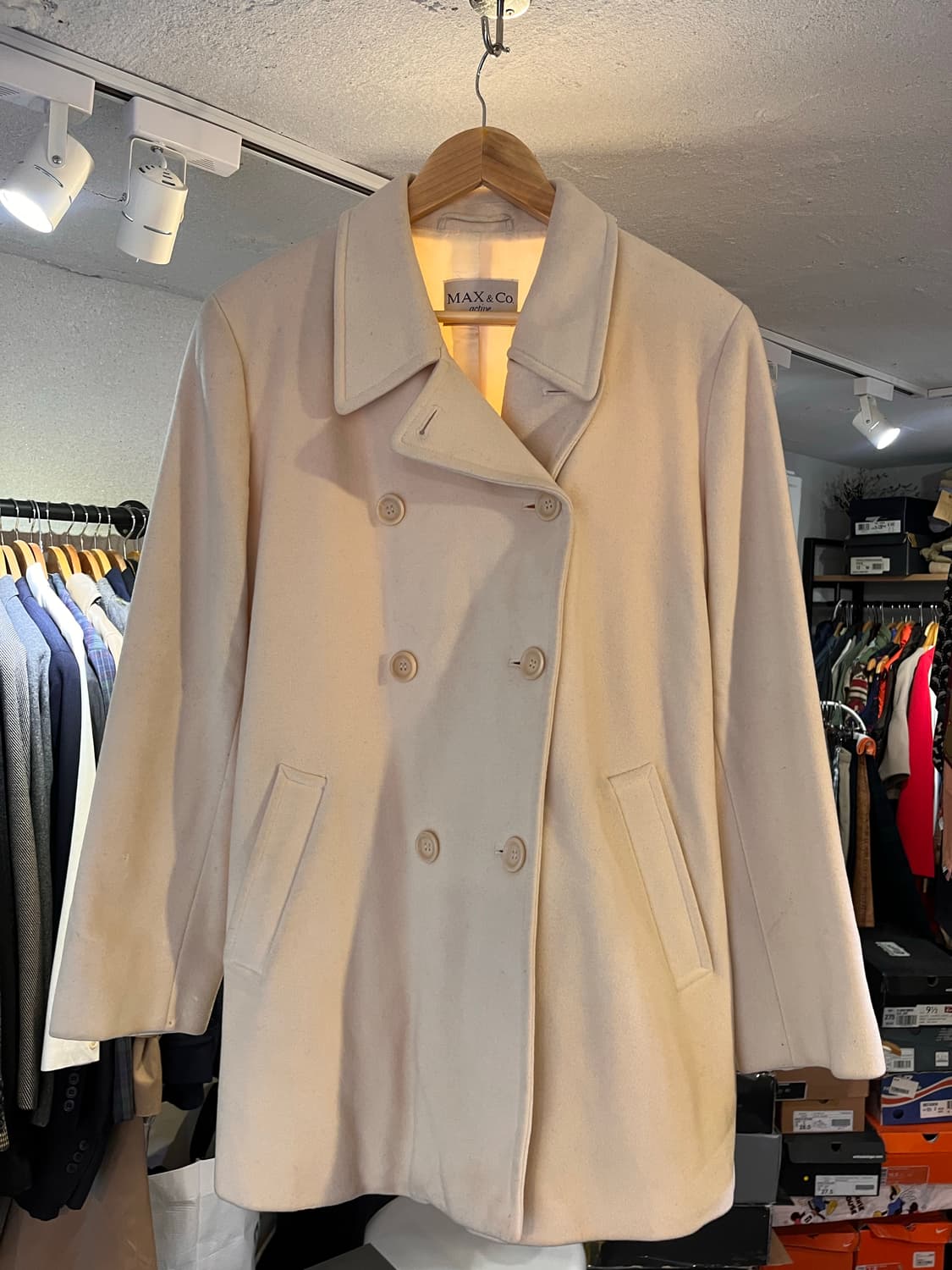 막스앤코 더블 울 코트 (44) 상품이미지3