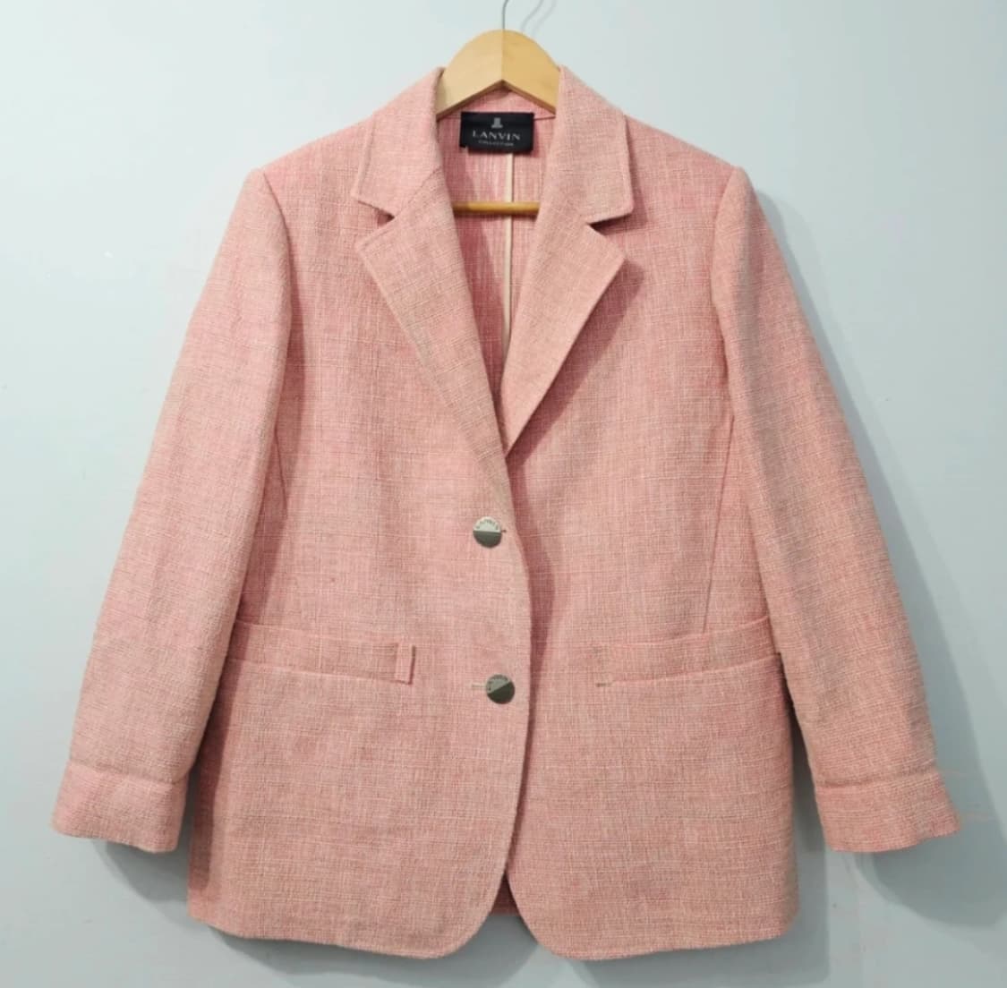 LANVIN 랑방 핑크 트위드 자켓 ~55 상품이미지1